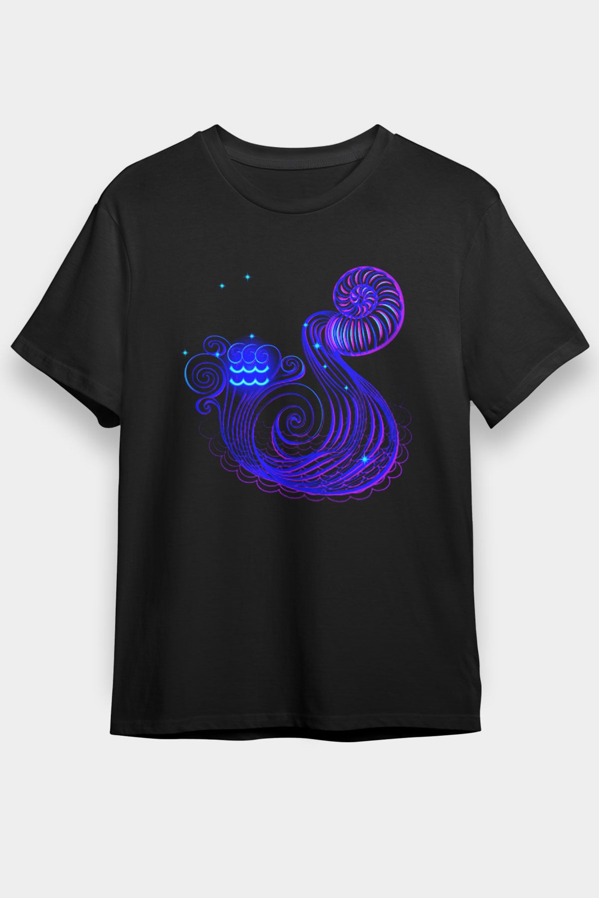 Astrolog Siyah Unisex Tişört T-Shirt - TişörtFabrikası
