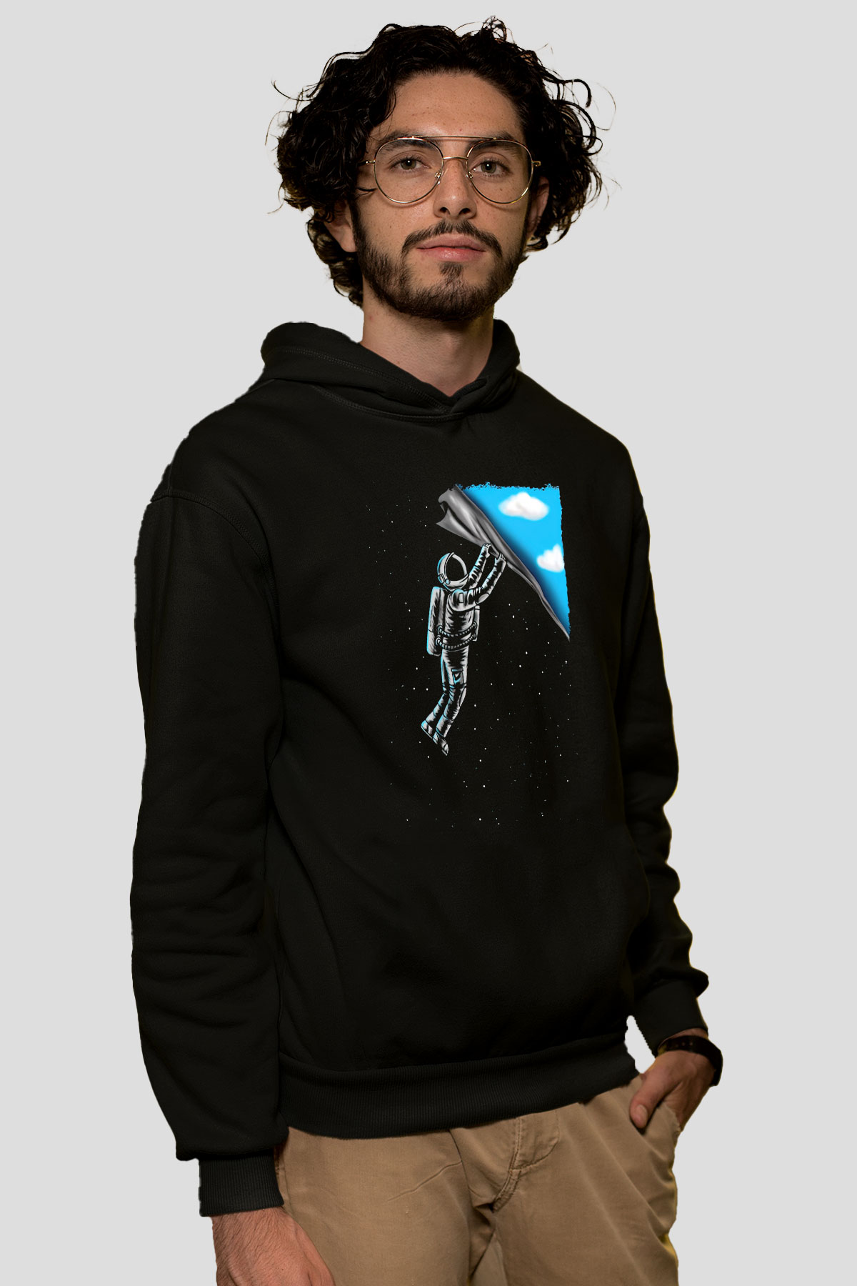 AstronotSiyah  Unisex Hoodie