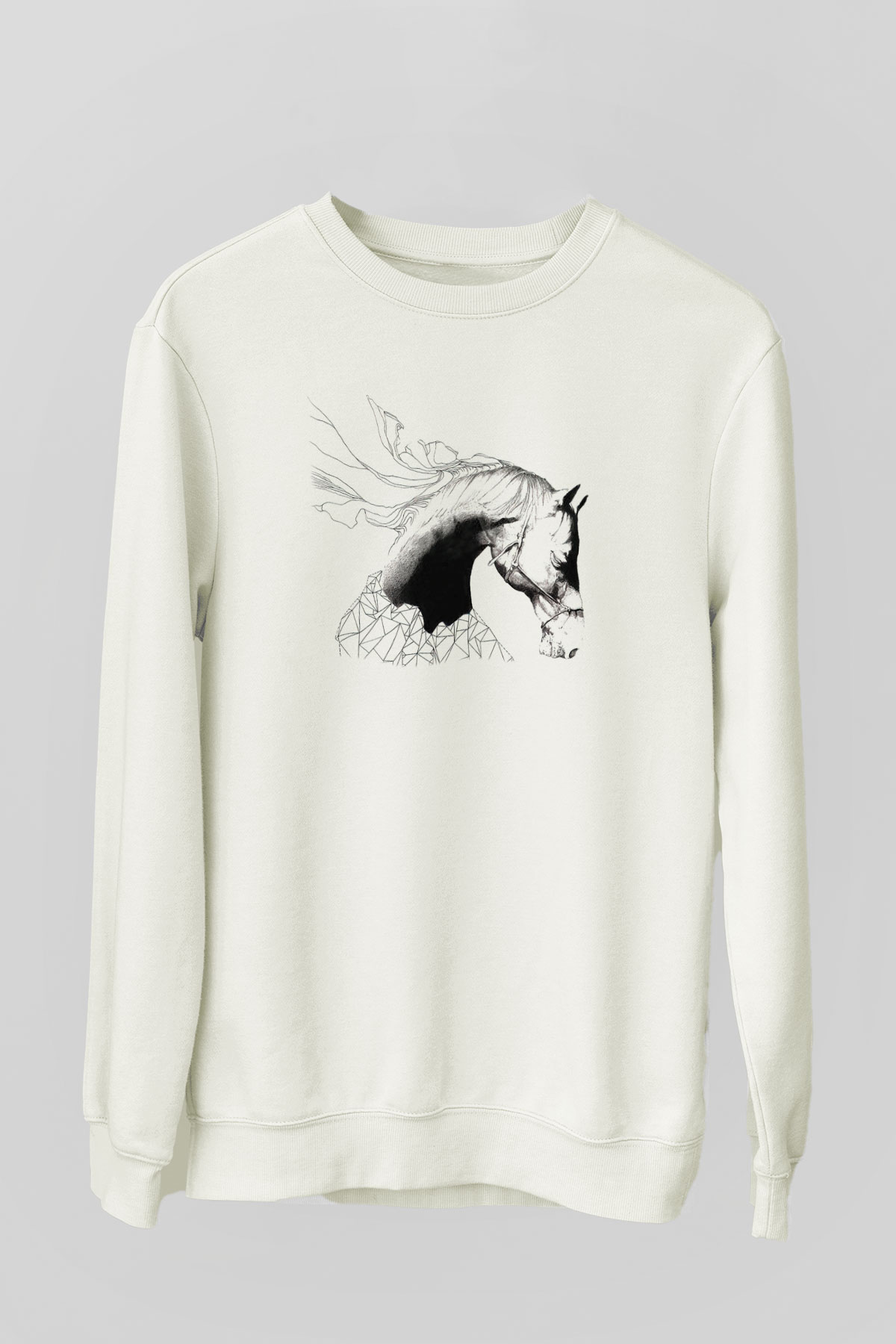 At Beyaz Unisex Sweatshirt