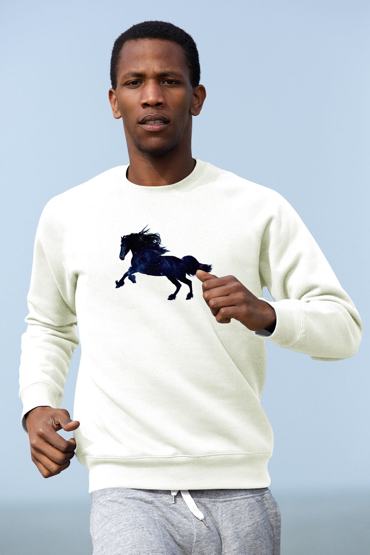 At Beyaz Unisex Sweatshirt