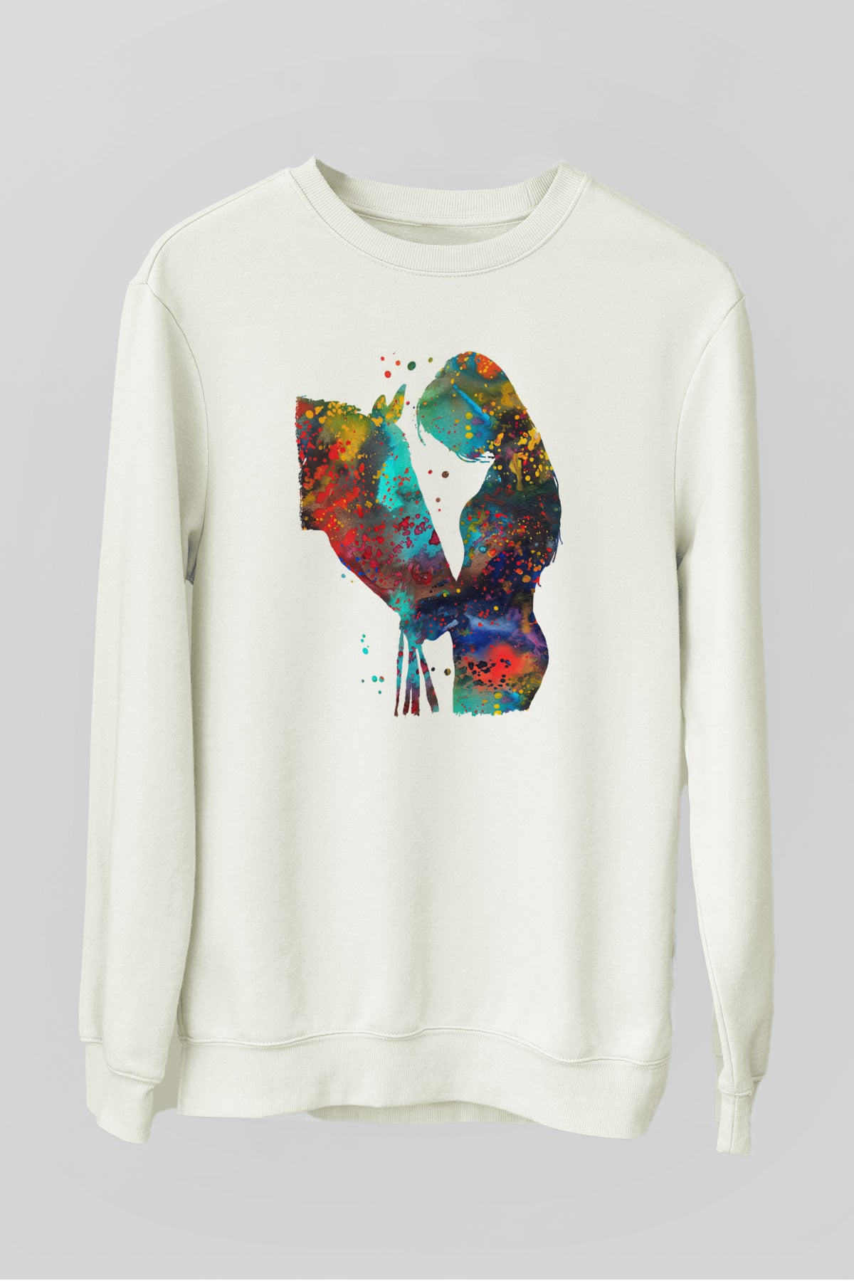 At Beyaz Unisex Sweatshirt