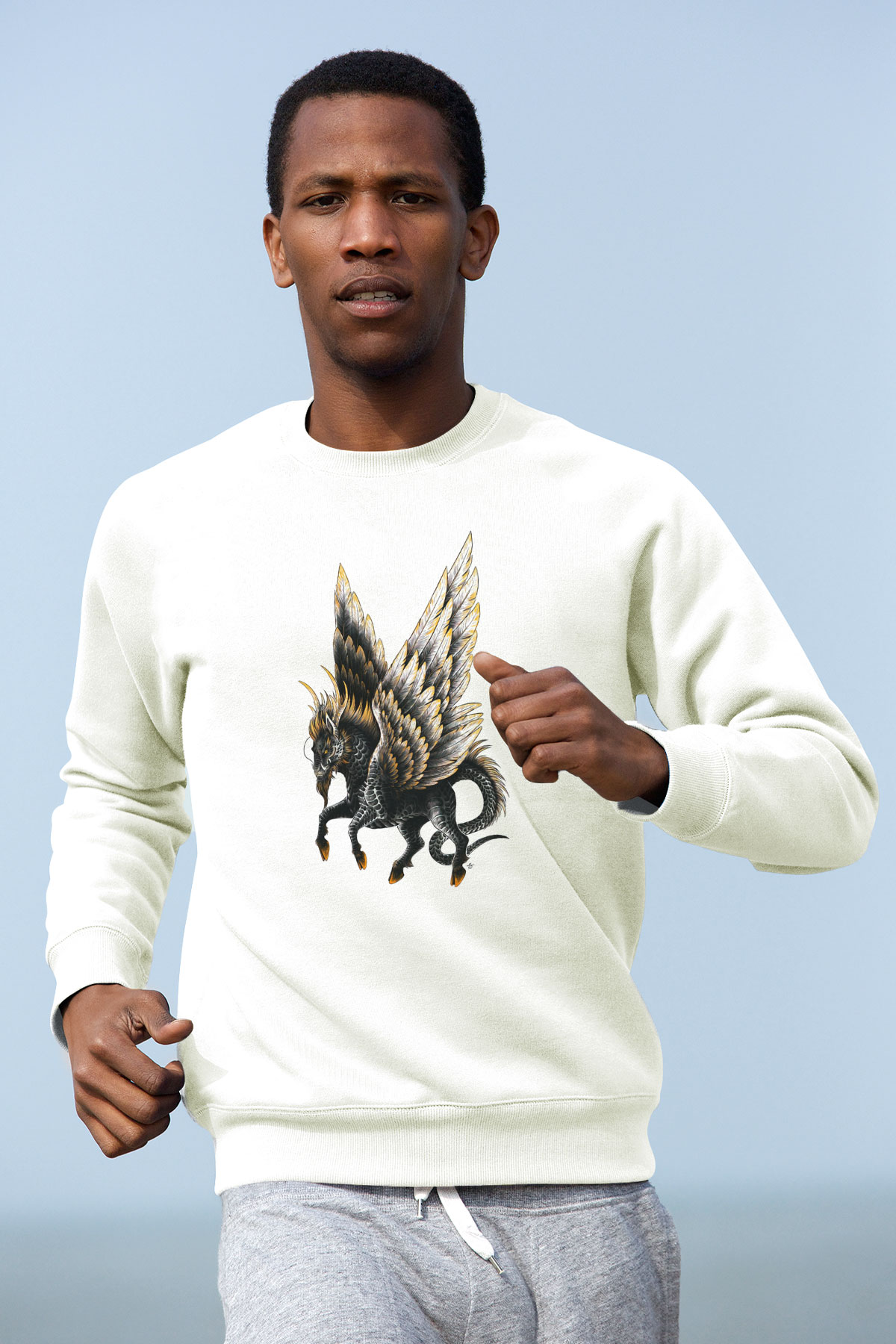 At Beyaz Unisex Sweatshirt