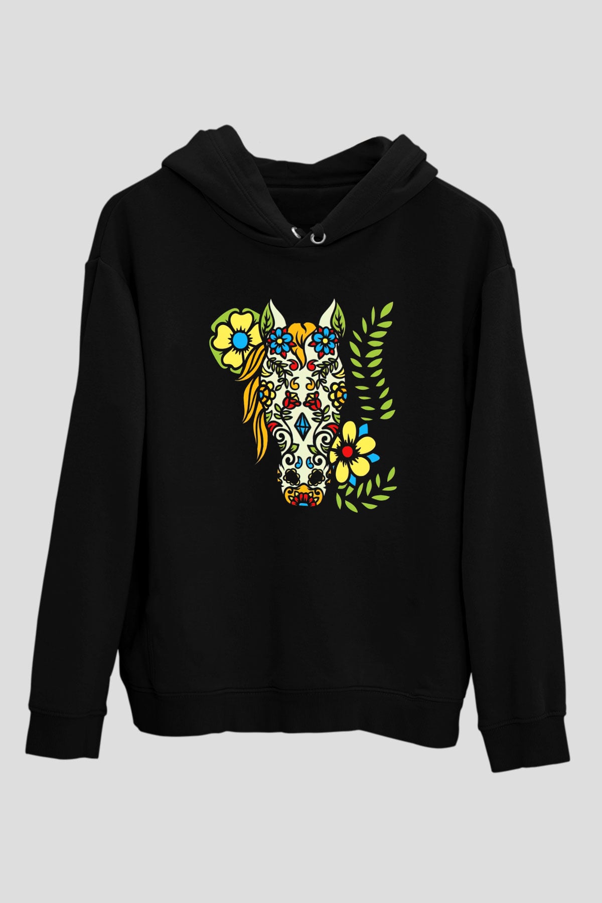 At Siyah Unisex Hoodie