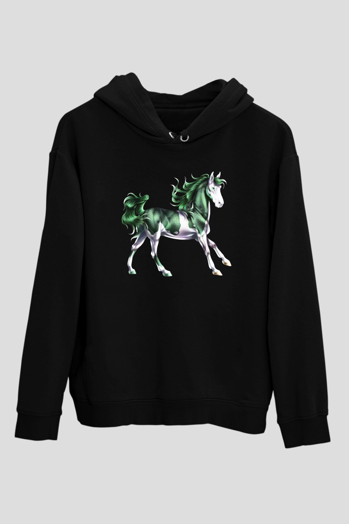 At Siyah Unisex Hoodie