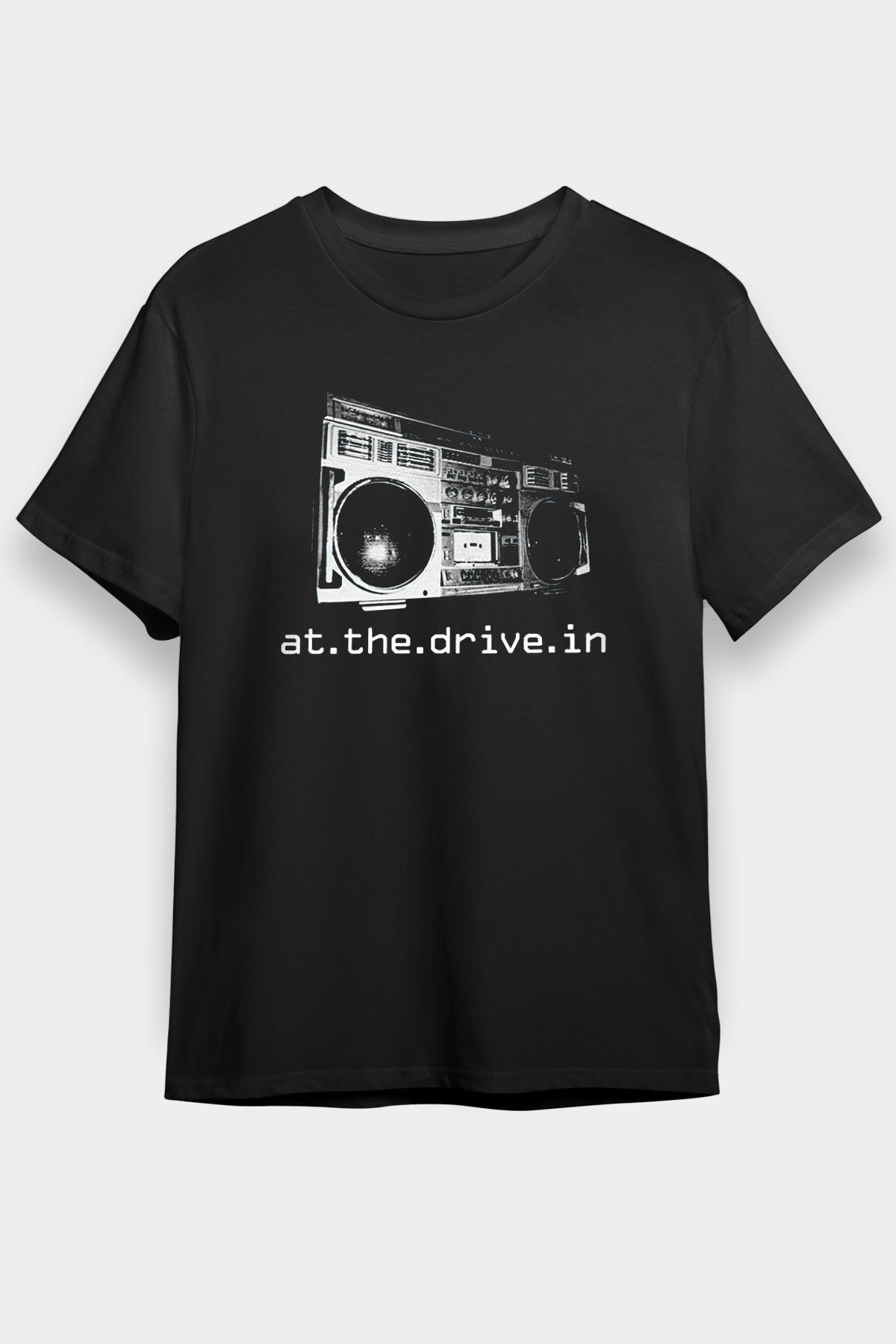 At the Drive-In Siyah Unisex Tişört T-Shirt - TişörtFabrikası