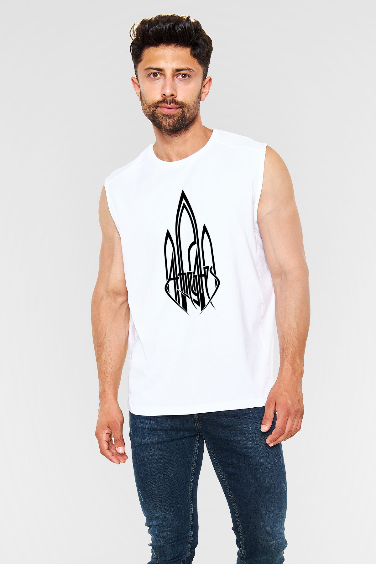 At The Gates Beyaz Unisex Kolsuz Tişört