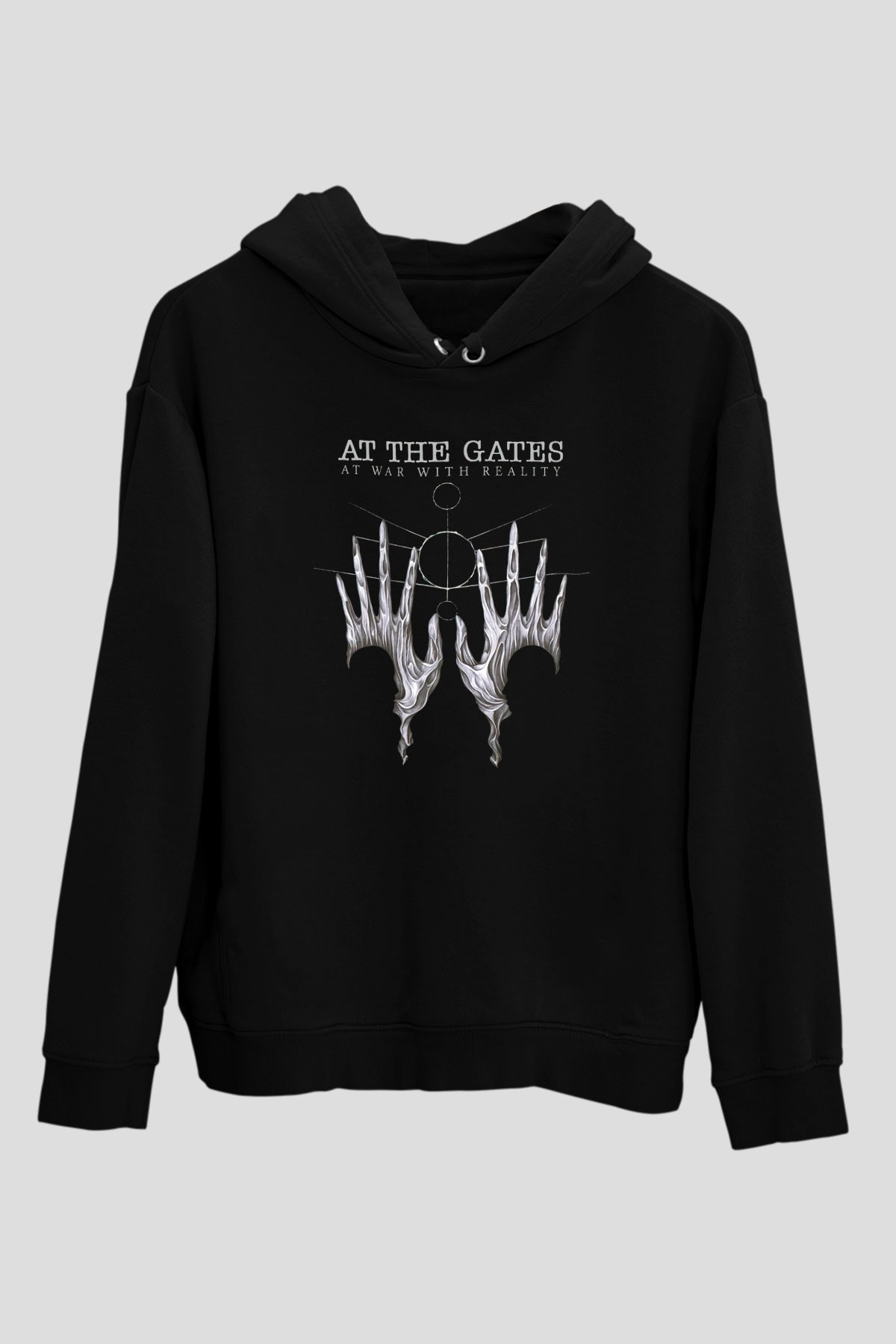 At The Gates Siyah Unisex Hoodie