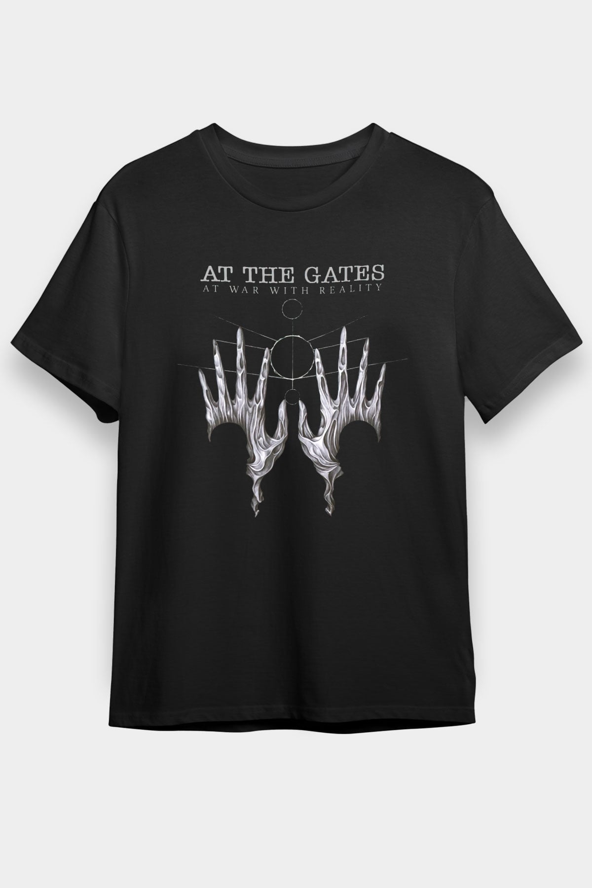 At The Gates Siyah Unisex Tişört T-Shirt - TişörtFabrikası