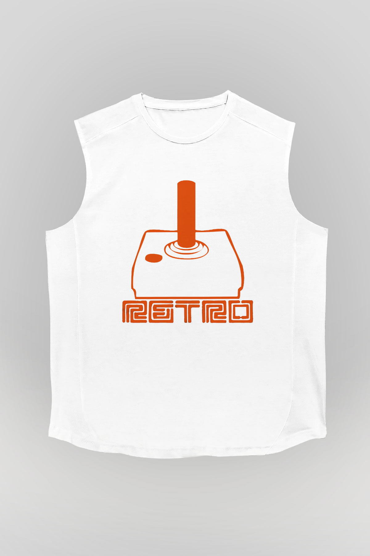 Atari Beyaz Unisex Kolsuz Tişört