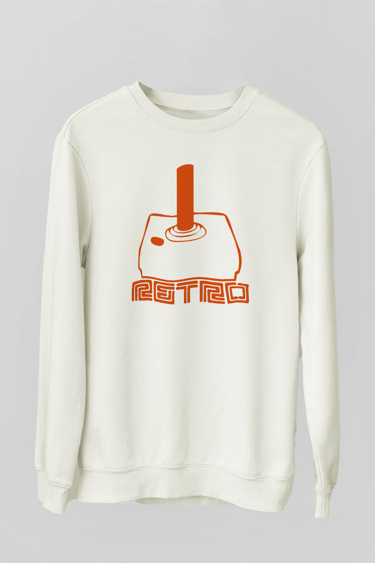 Atari Beyaz Unisex Sweatshirt