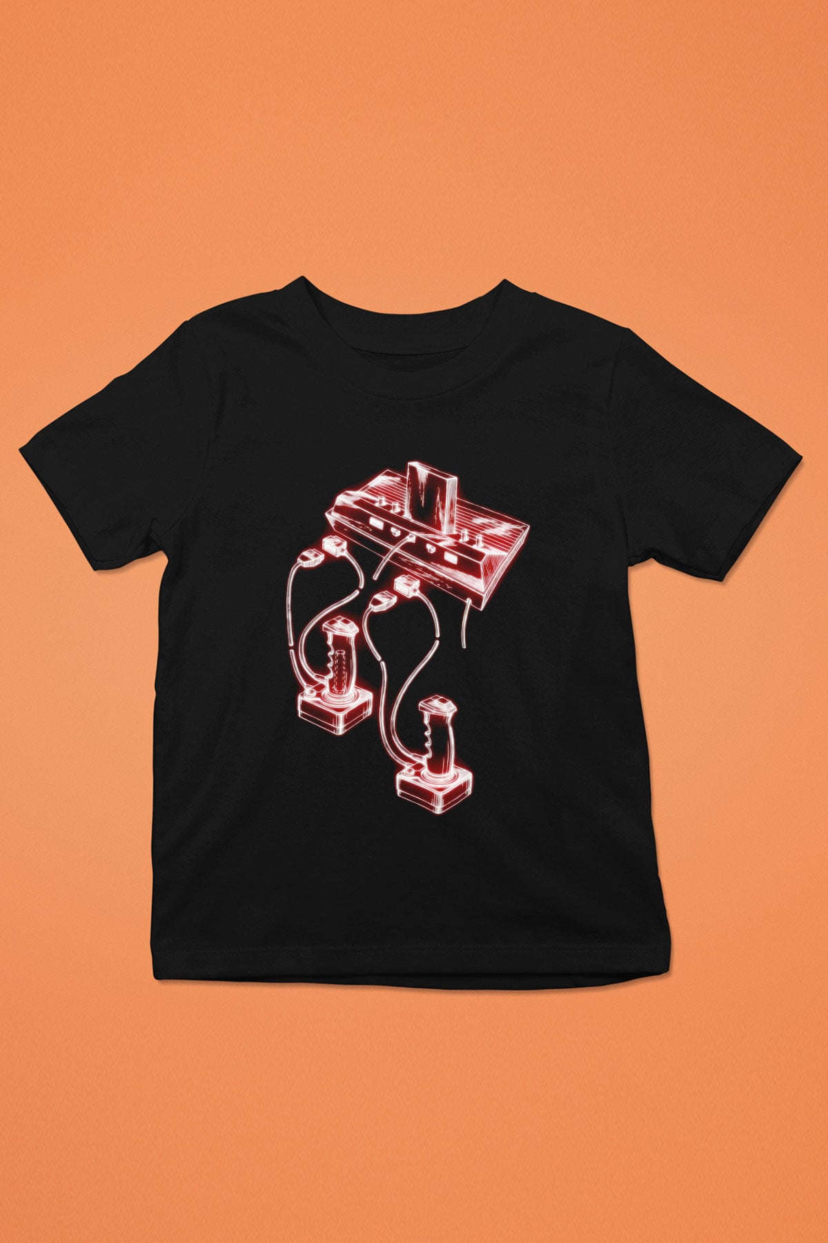 Atari Siyah Unisex  Çocuk Tişört