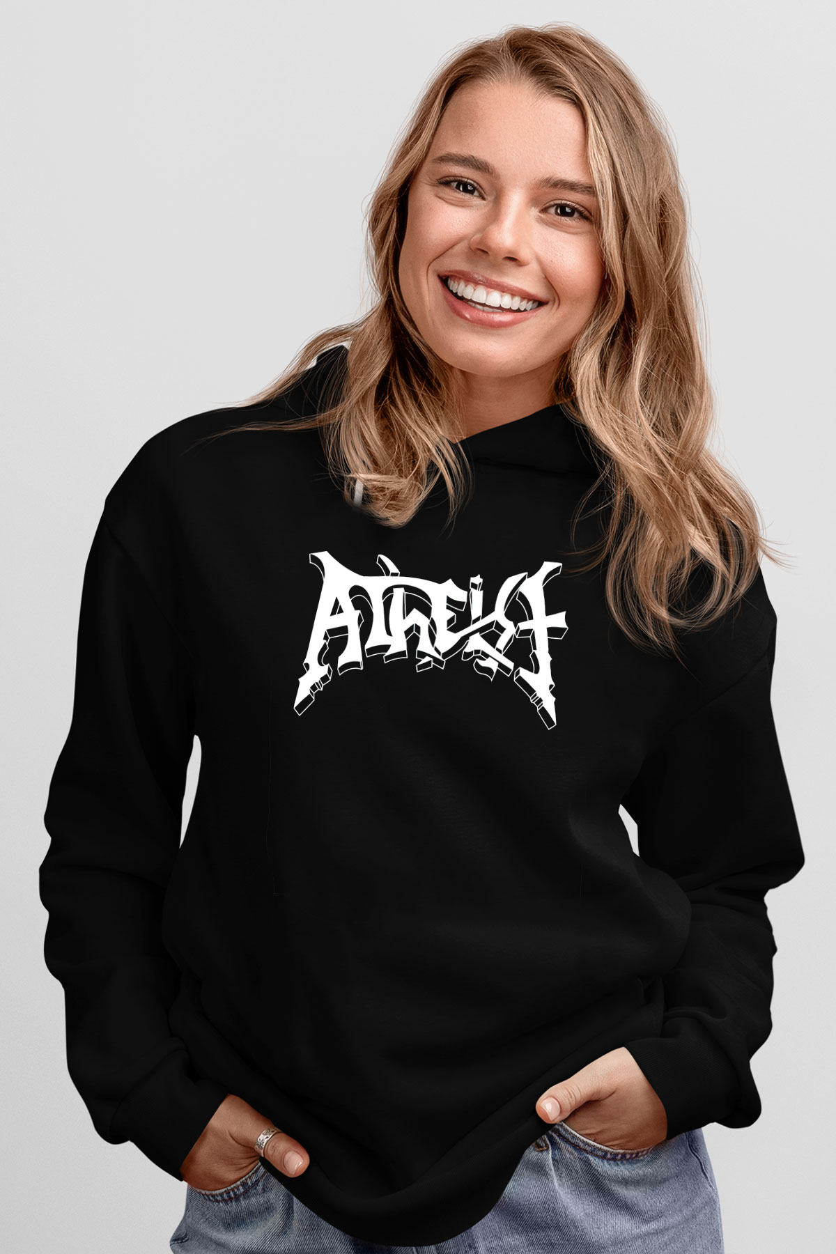 Atheist Siyah Unisex Hoodie