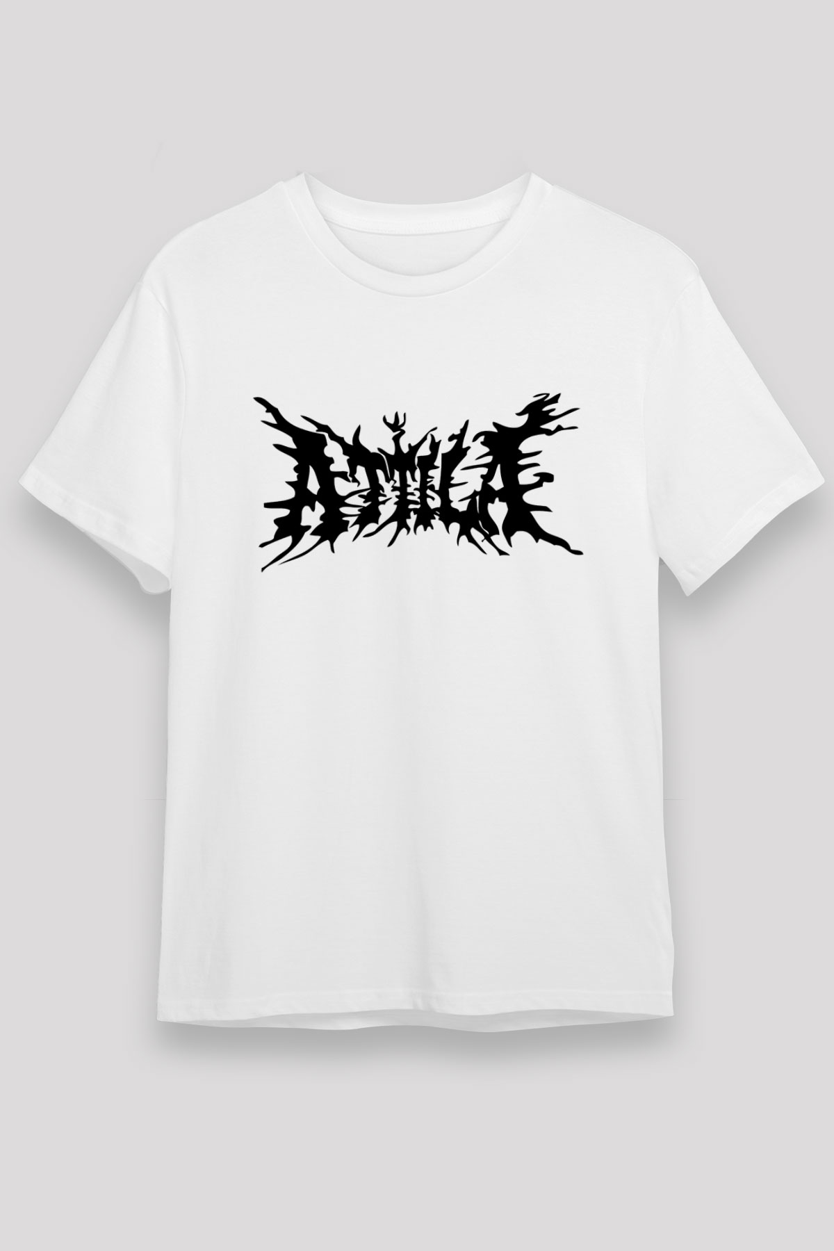 Atilla Beyaz Unisex Tişört T-Shirt - TişörtFabrikası