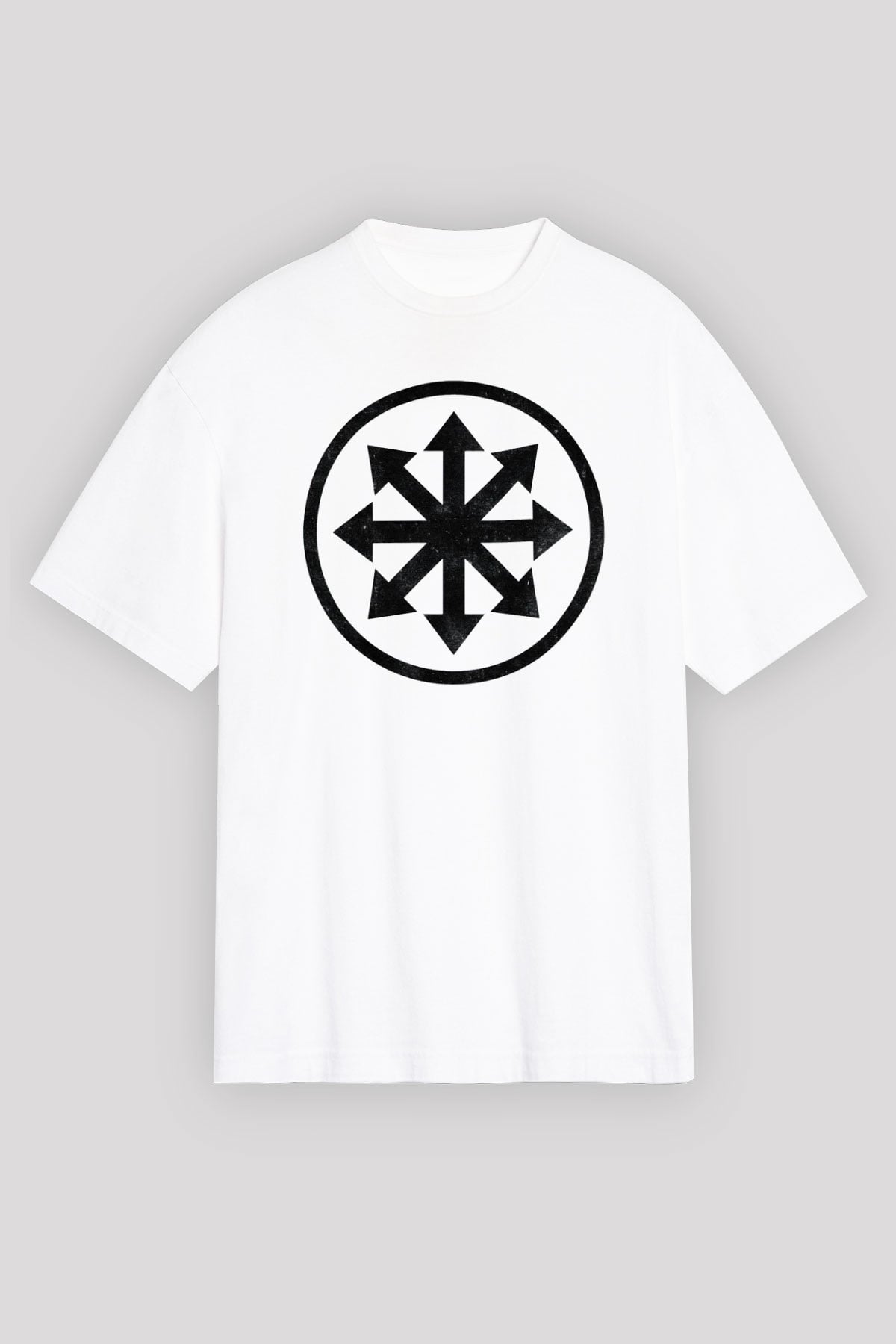 Atilla Beyaz Oversize Tişört Oversize T-shirt - TişörtFabrikası