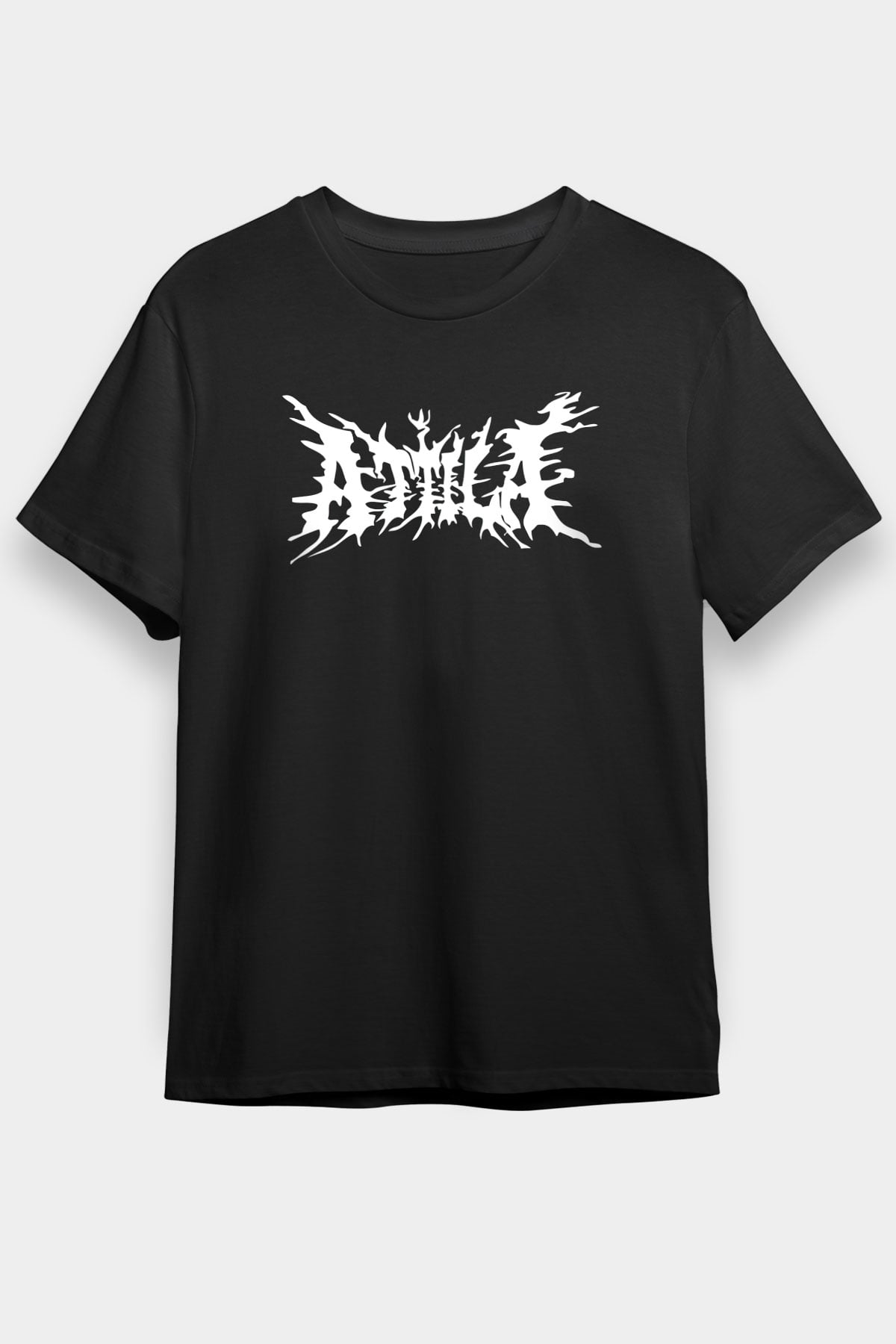 Atilla Siyah Unisex Tişört T-Shirt - TişörtFabrikası