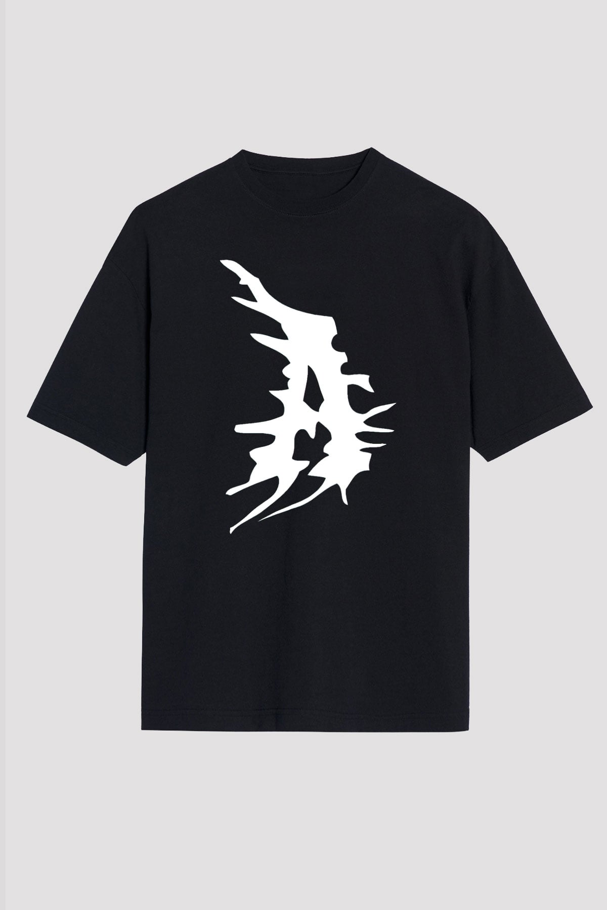 Atilla Siyah Oversize Tişört Oversize T-shirt - TişörtFabrikası