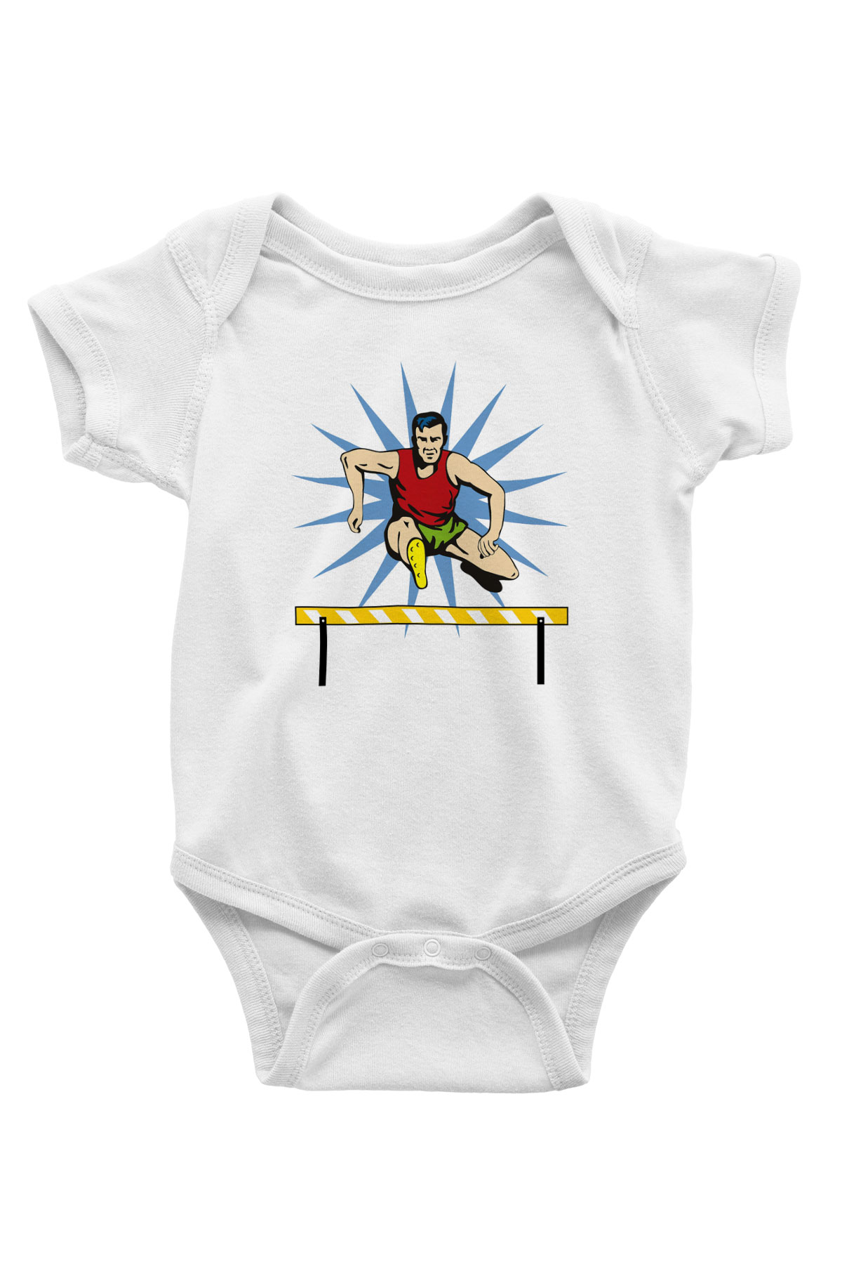 Atlet Beyaz Bebek Body - Zıbın