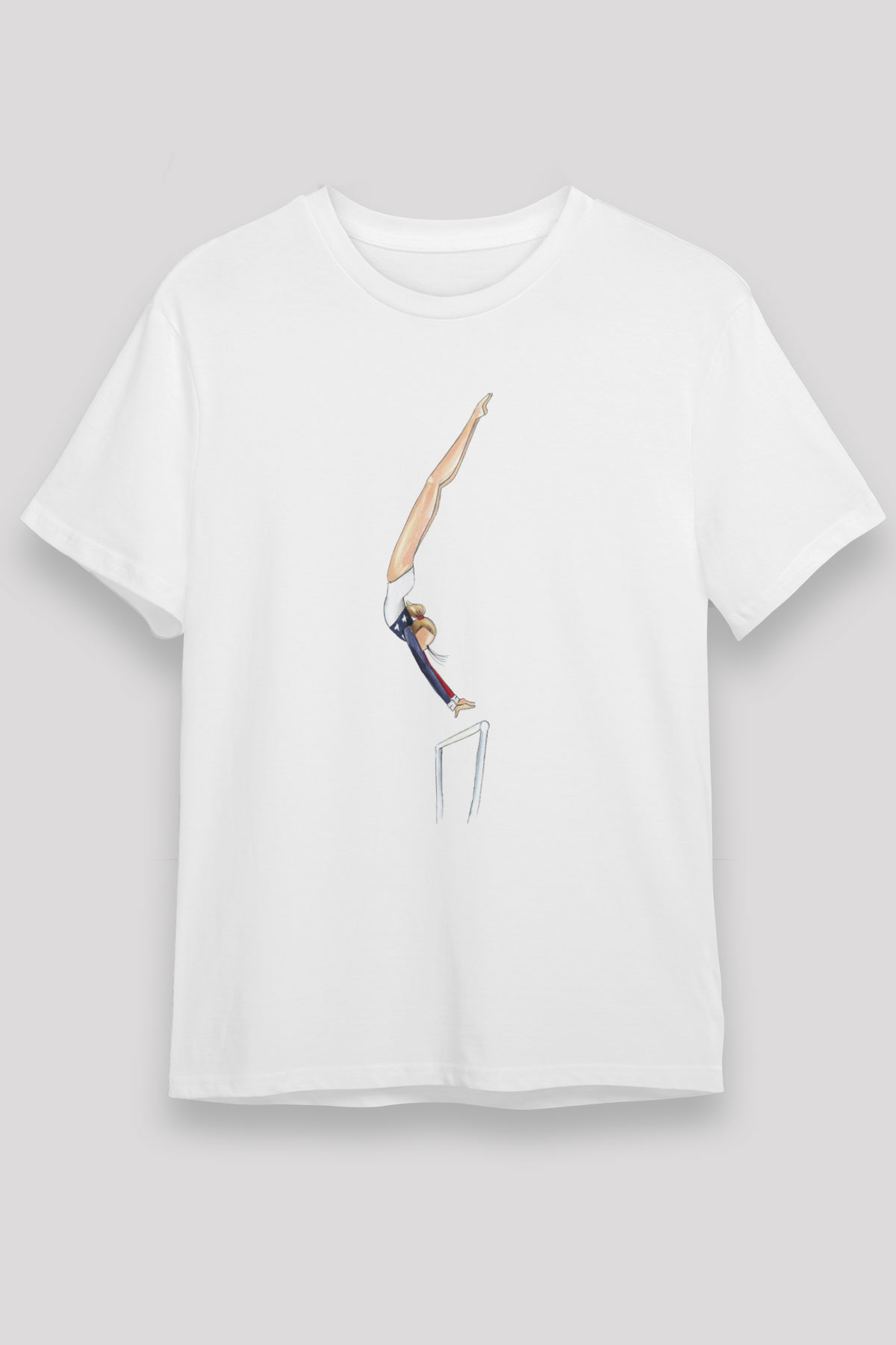 Atlet Beyaz Unisex Tişört T-Shirt - TişörtFabrikası