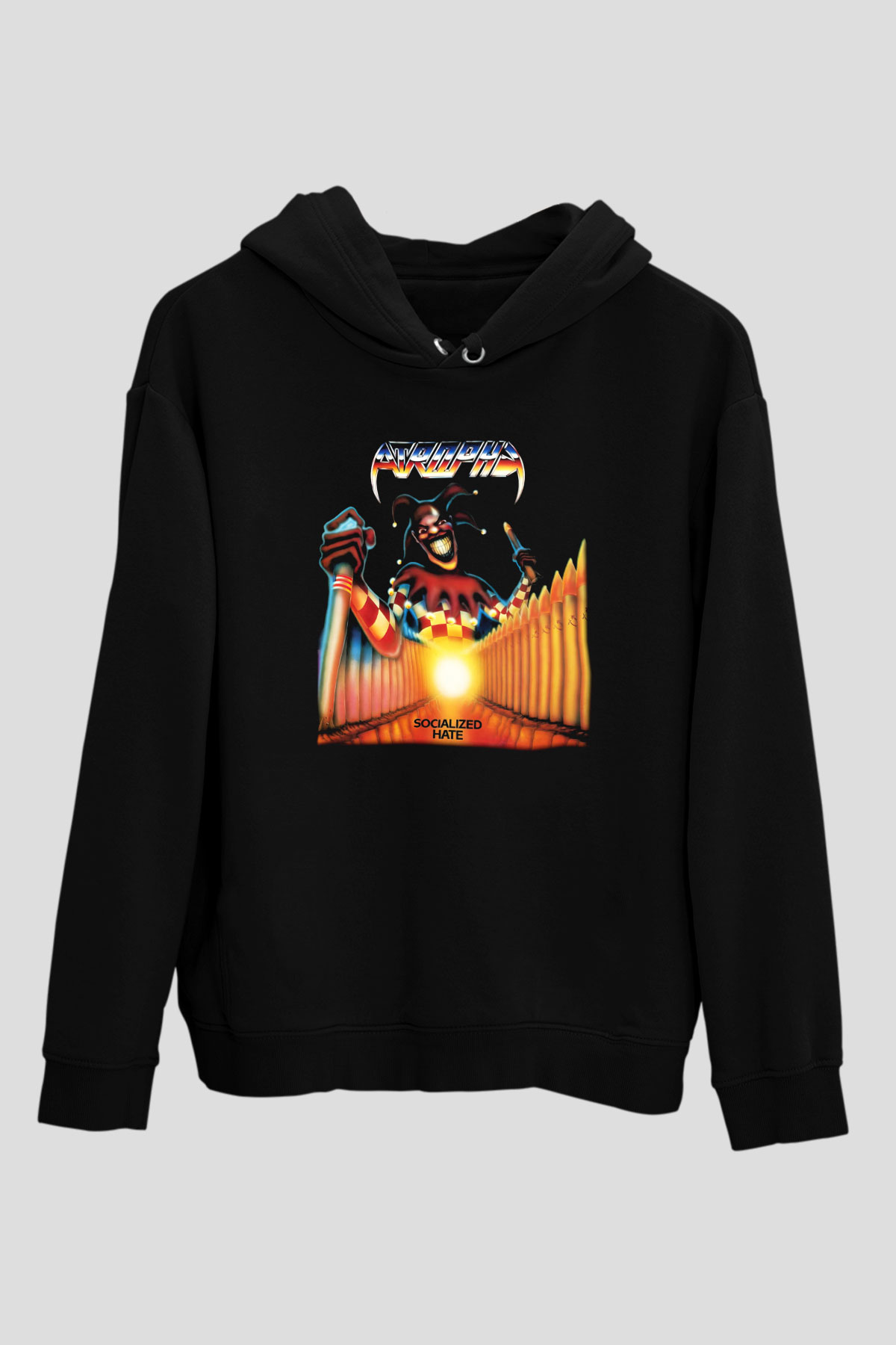 Atrophy Siyah Unisex Hoodie