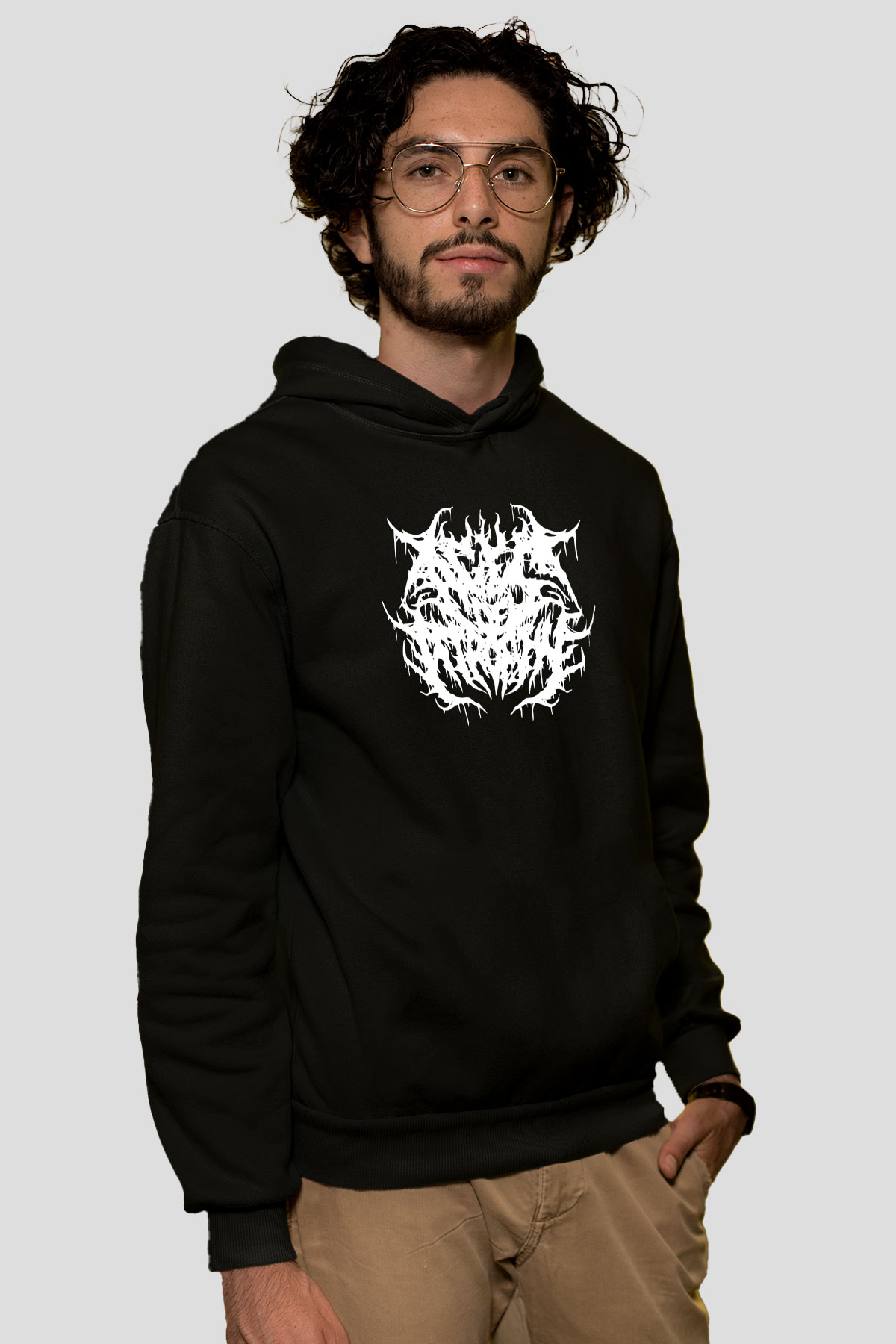 Atrophy Siyah Unisex Hoodie