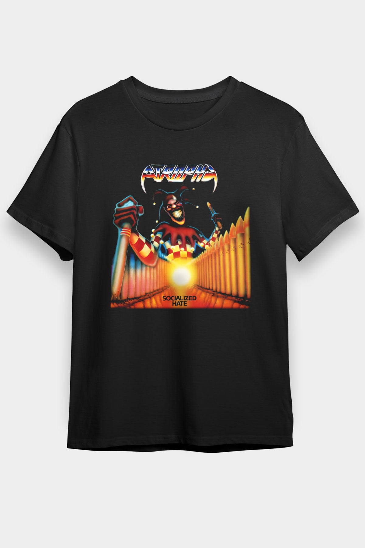 Atrophy Siyah Unisex Tişört T-Shirt - TişörtFabrikası
