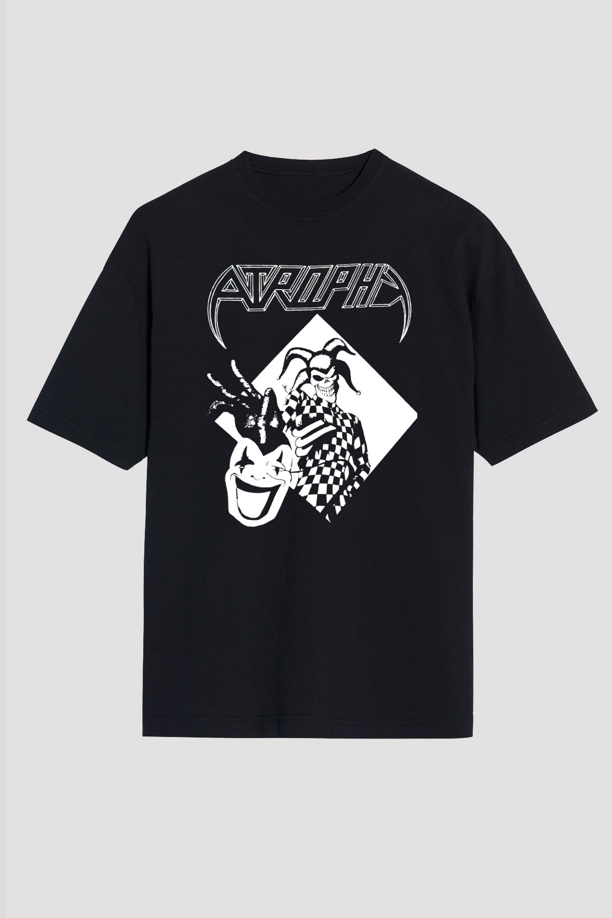 Atrophy Siyah Oversize Tişört Oversize T-shirt - TişörtFabrikası