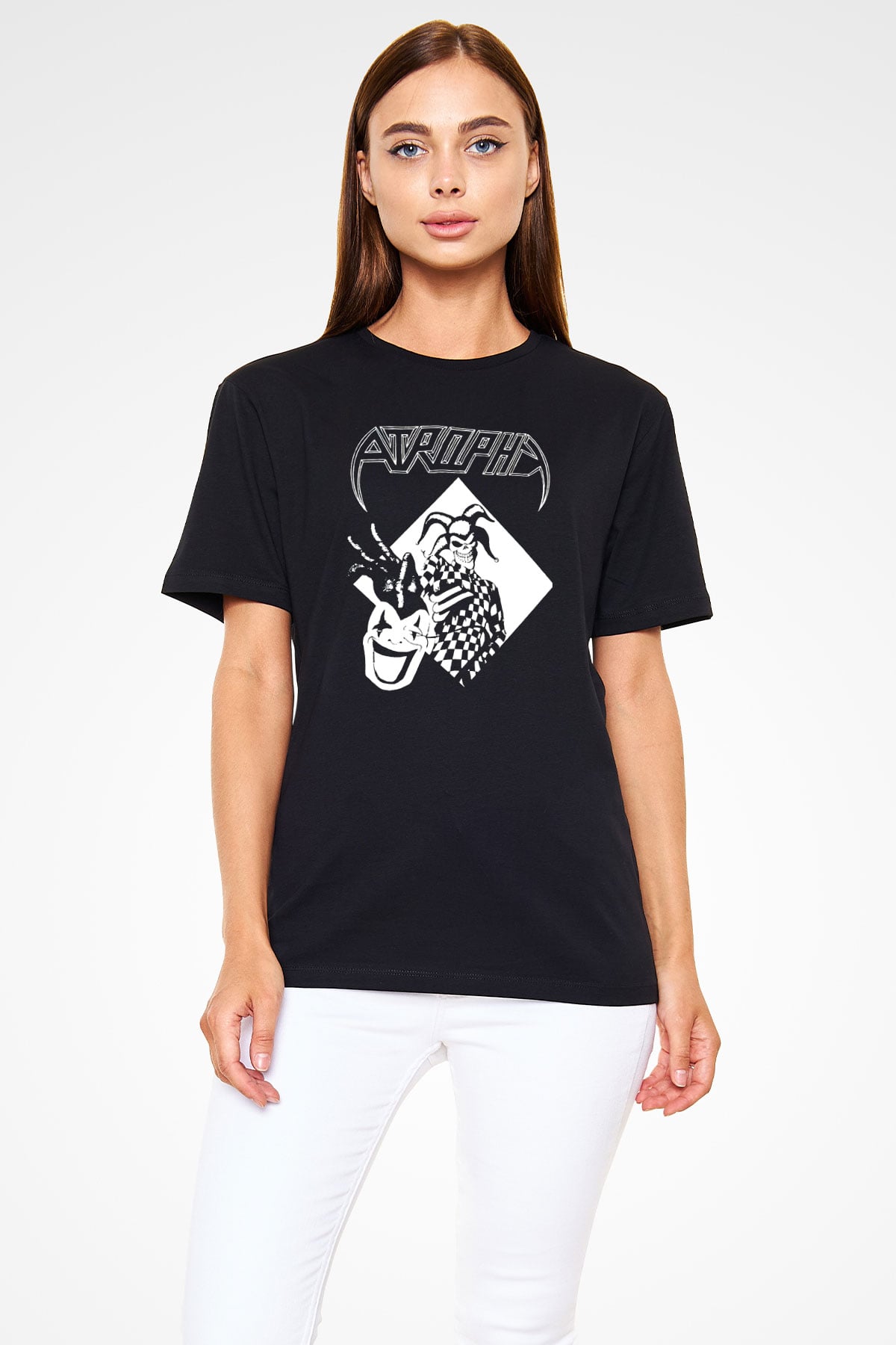 Atrophy Siyah Unisex Tişört T-Shirt - TişörtFabrikası