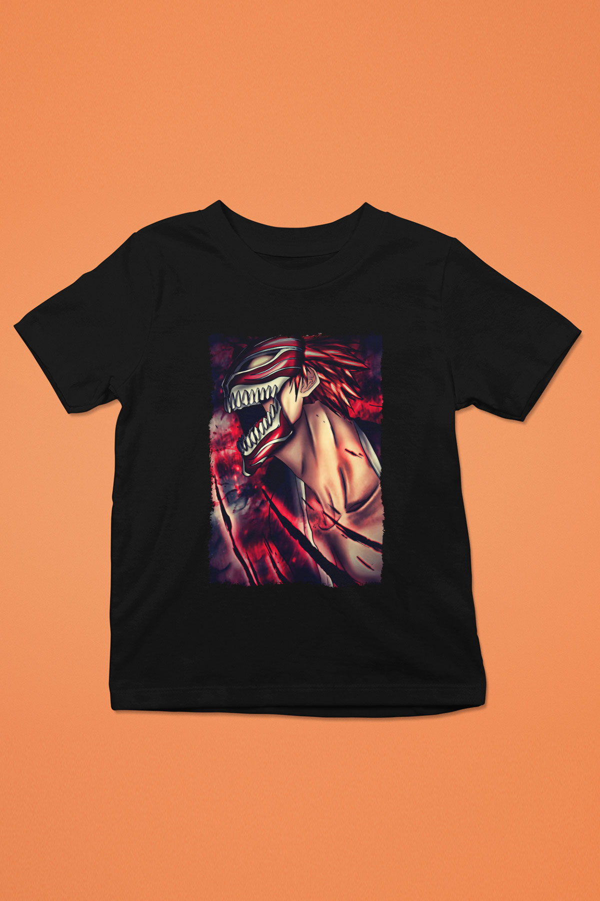 Attack On Titan Baskılı Unisex Siyah Çocuk Tişört - Tshirt