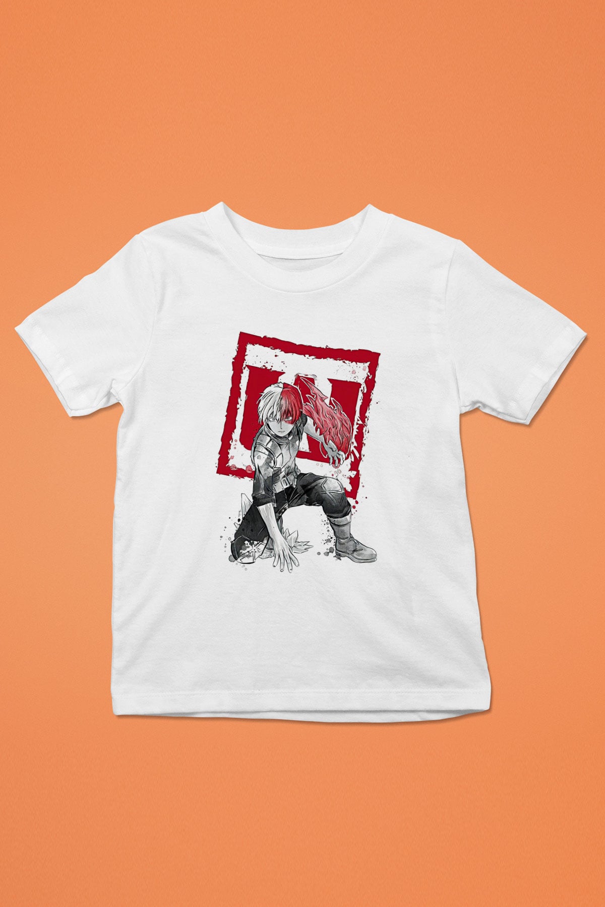 Attack On Titan Baskılı Unisex Siyah Çocuk Tişört - Tshirt