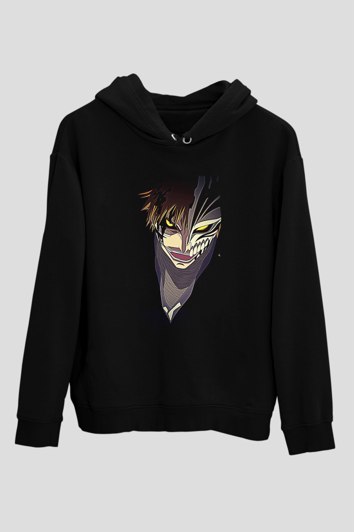 Attack On Titan Baskılı Unisex Siyah Hoodie