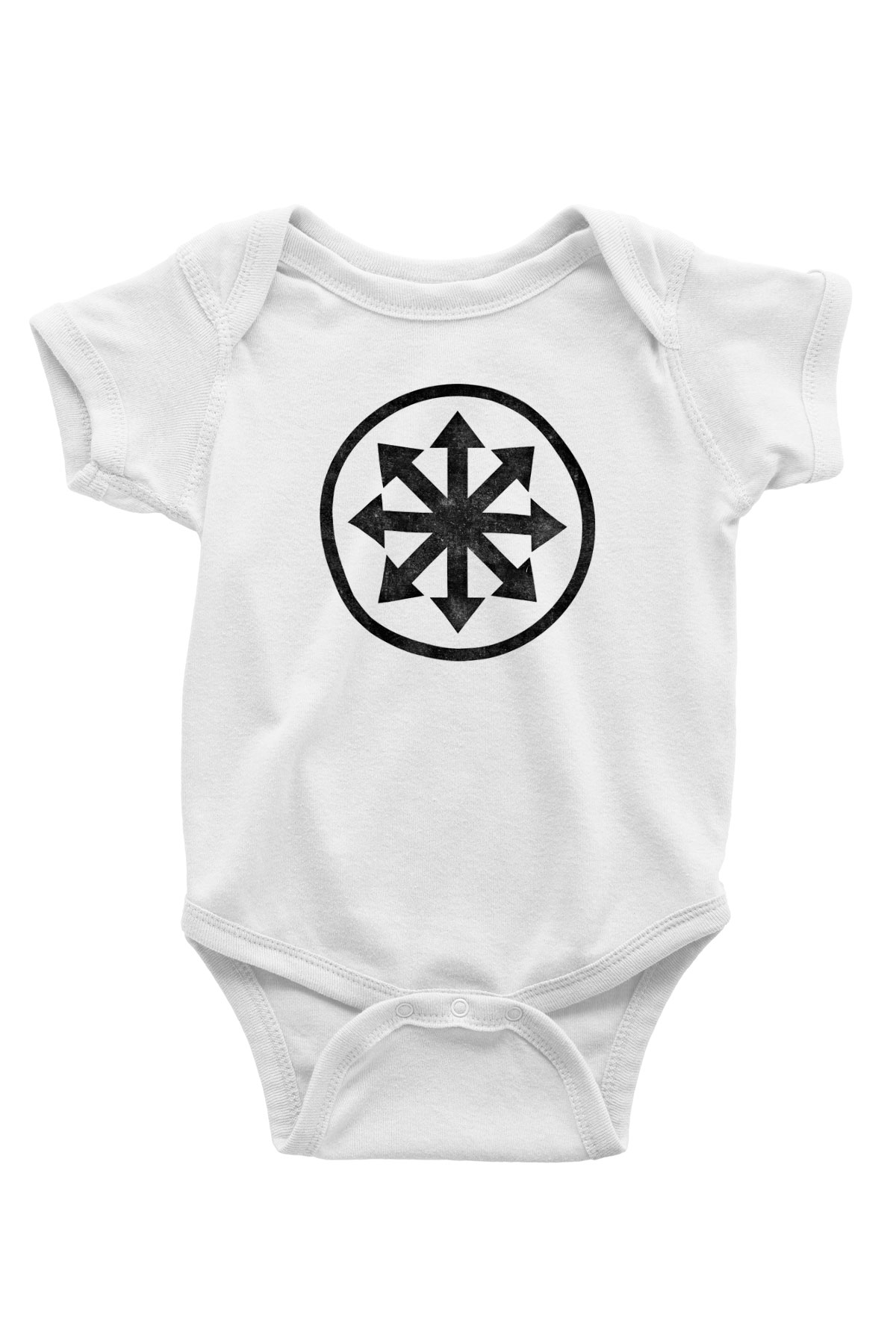 Attila Baskılı Unisex Beyaz Bebek Body - Zıbın