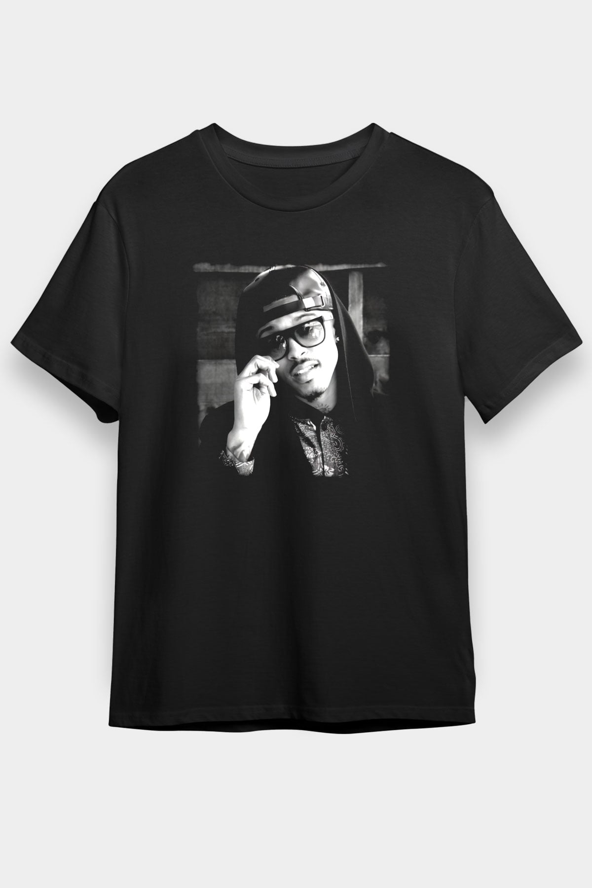 August Alsina Siyah Unisex Tişört T-Shirt - TişörtFabrikası