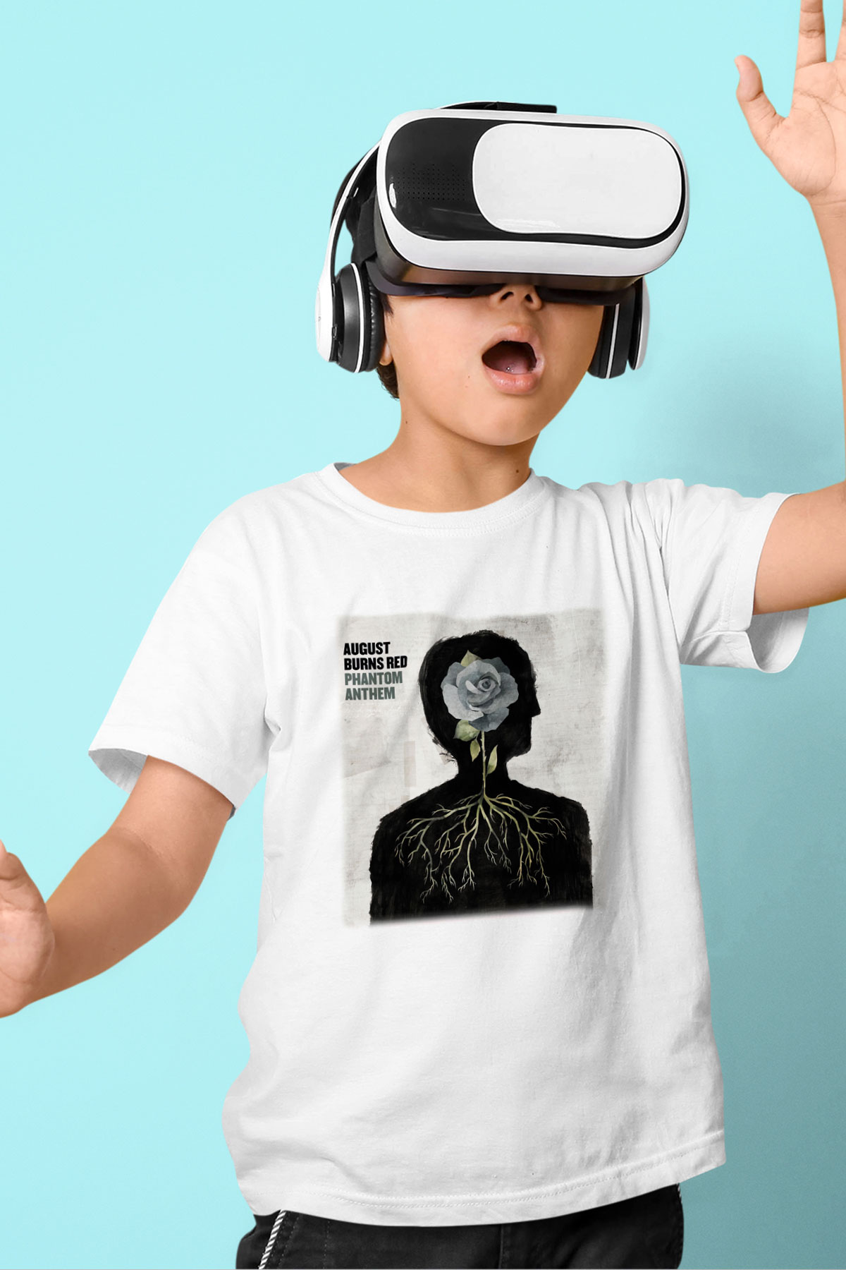 August Burns Red Baskılı Beyaz Unisex Çocuk Tişört