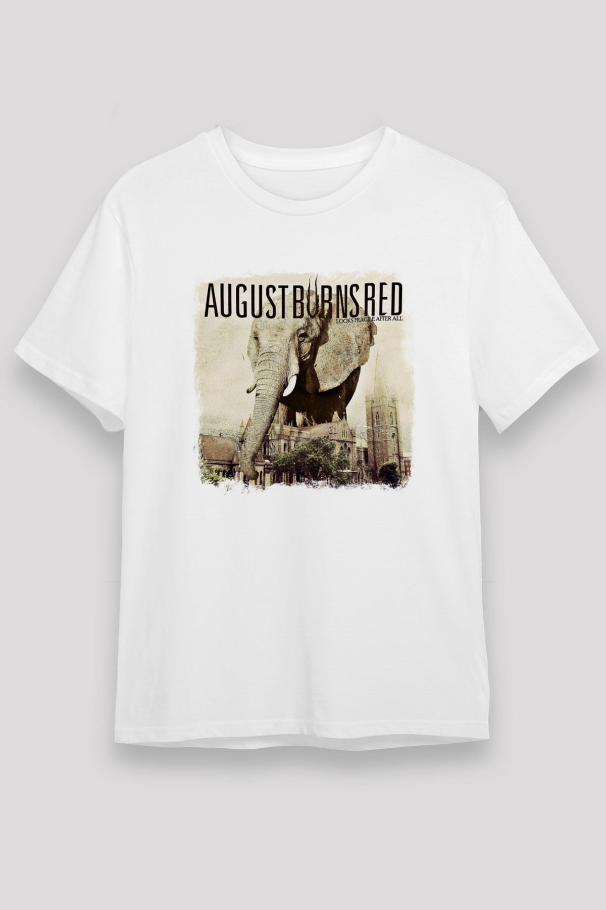 August Burns Red Baskılı Unisex Beyaz Tişört