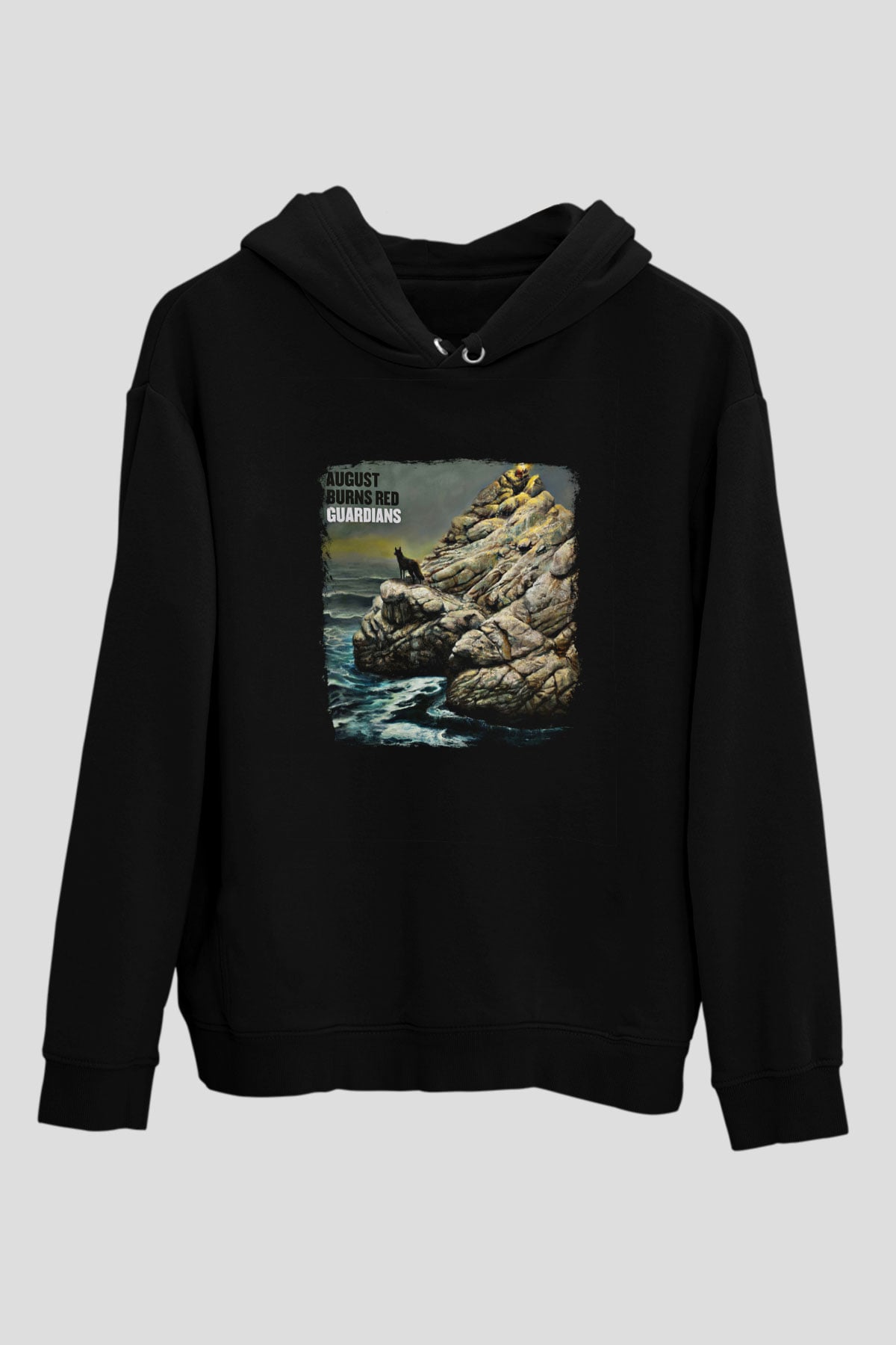 August Burns Red Baskılı Unisex Siyah Hoodie