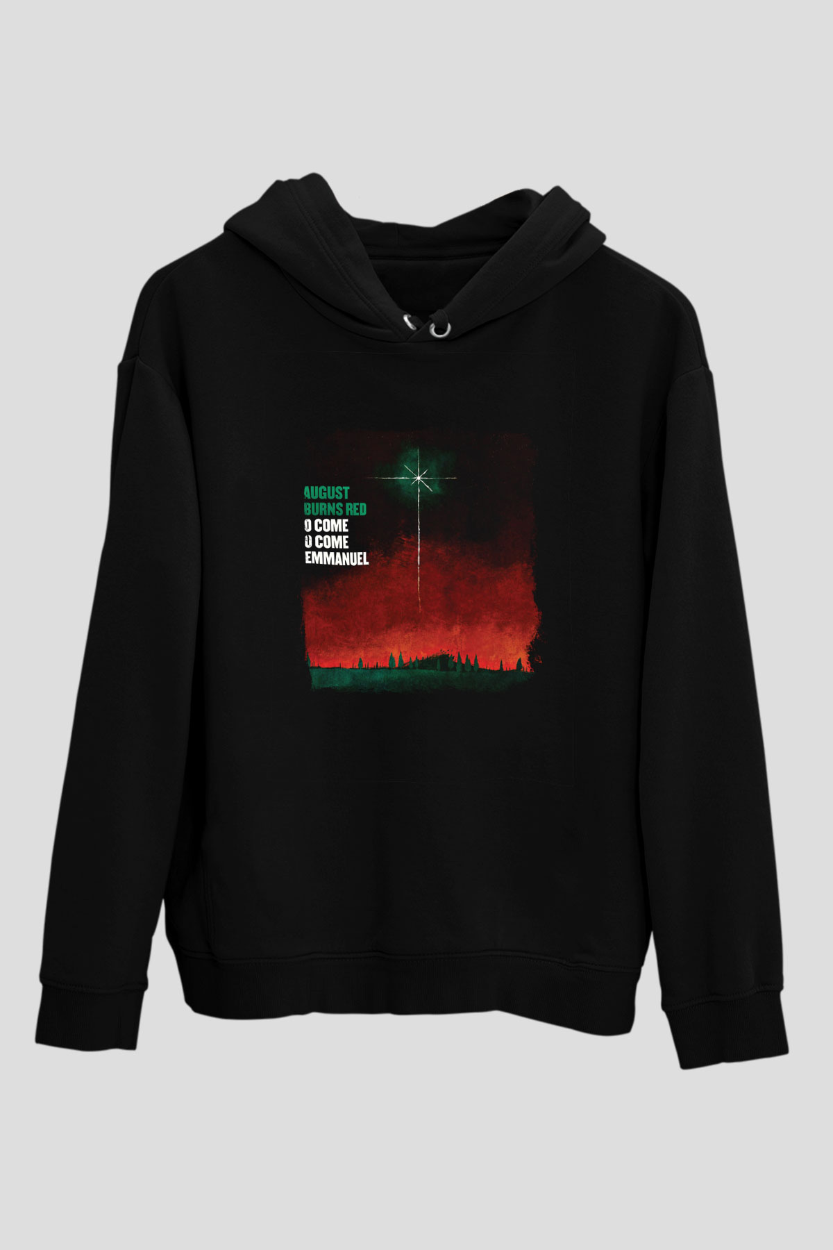August Burns Red Baskılı Unisex Siyah Hoodie