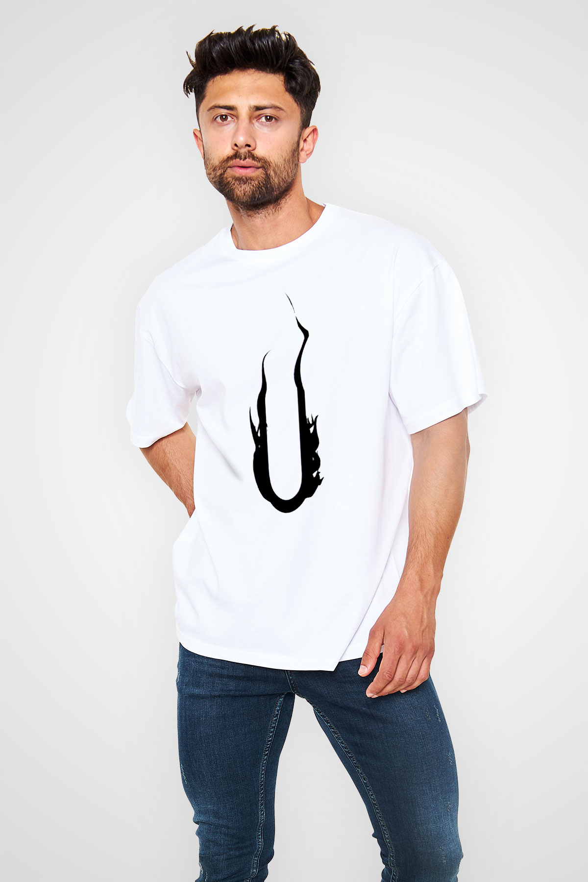 August Burns Red Beyaz Unisex Oversize Tişört T-Shirt