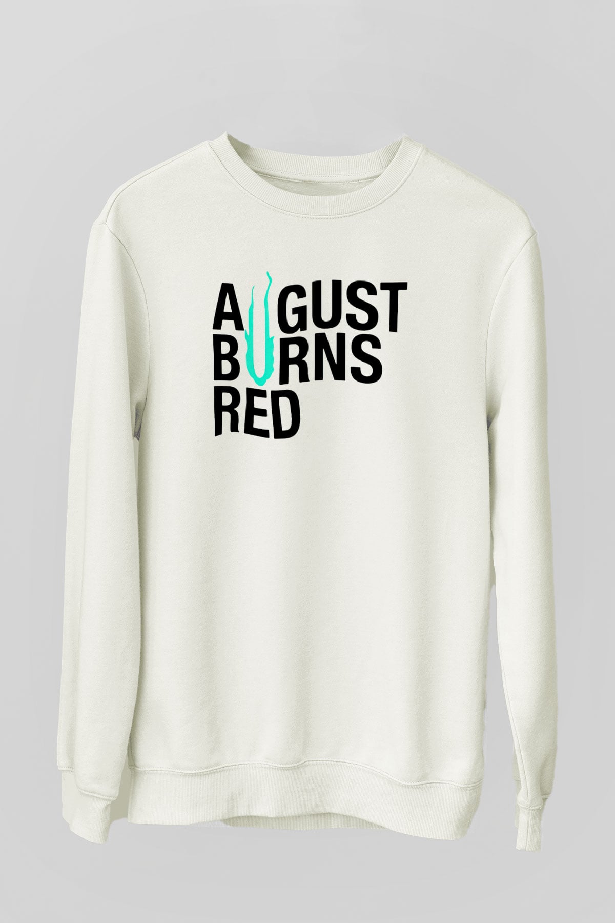 August Burns Red Beyaz Unisex Sweatshirt