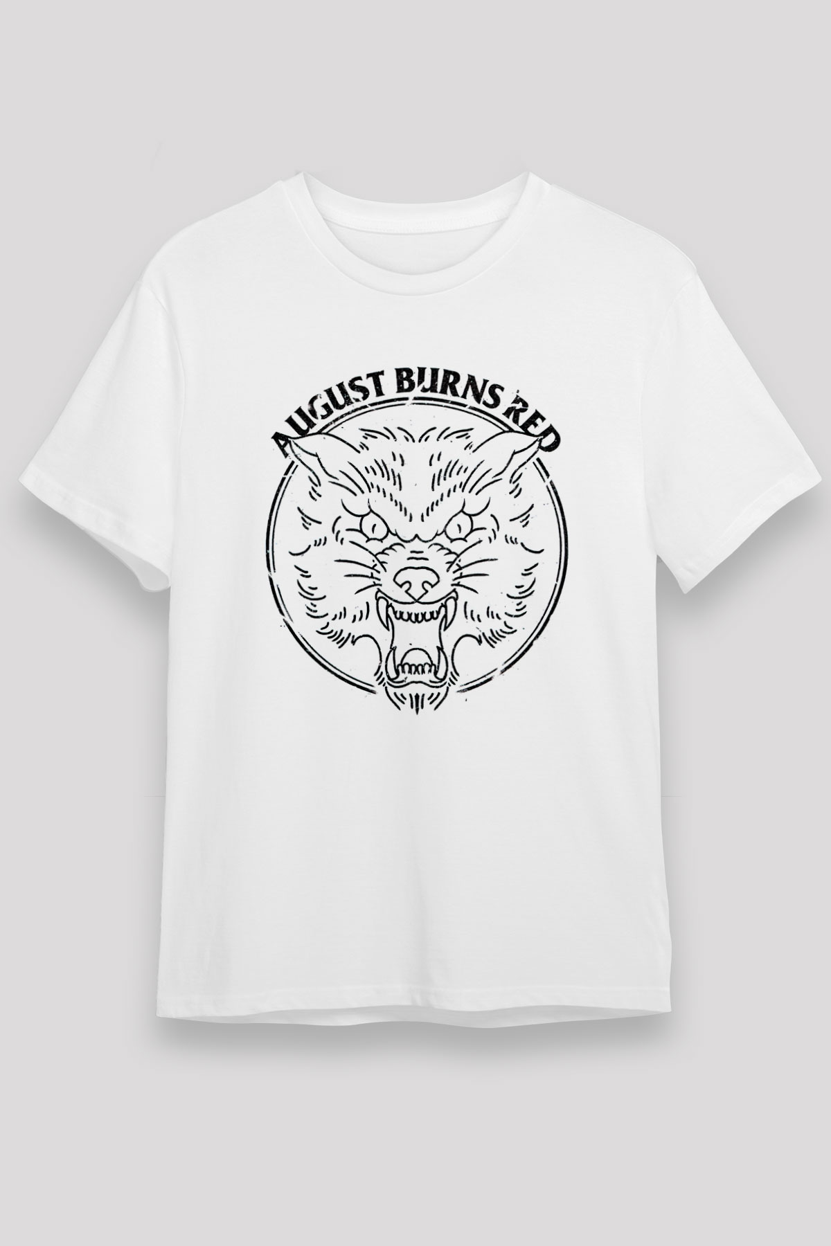 August Burns Red Beyaz Unisex Tişört T-Shirt - TişörtFabrikası
