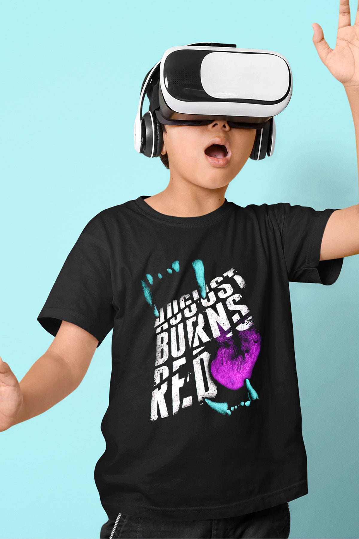 August Burns Red Siyah Unisex Çocuk Tişört