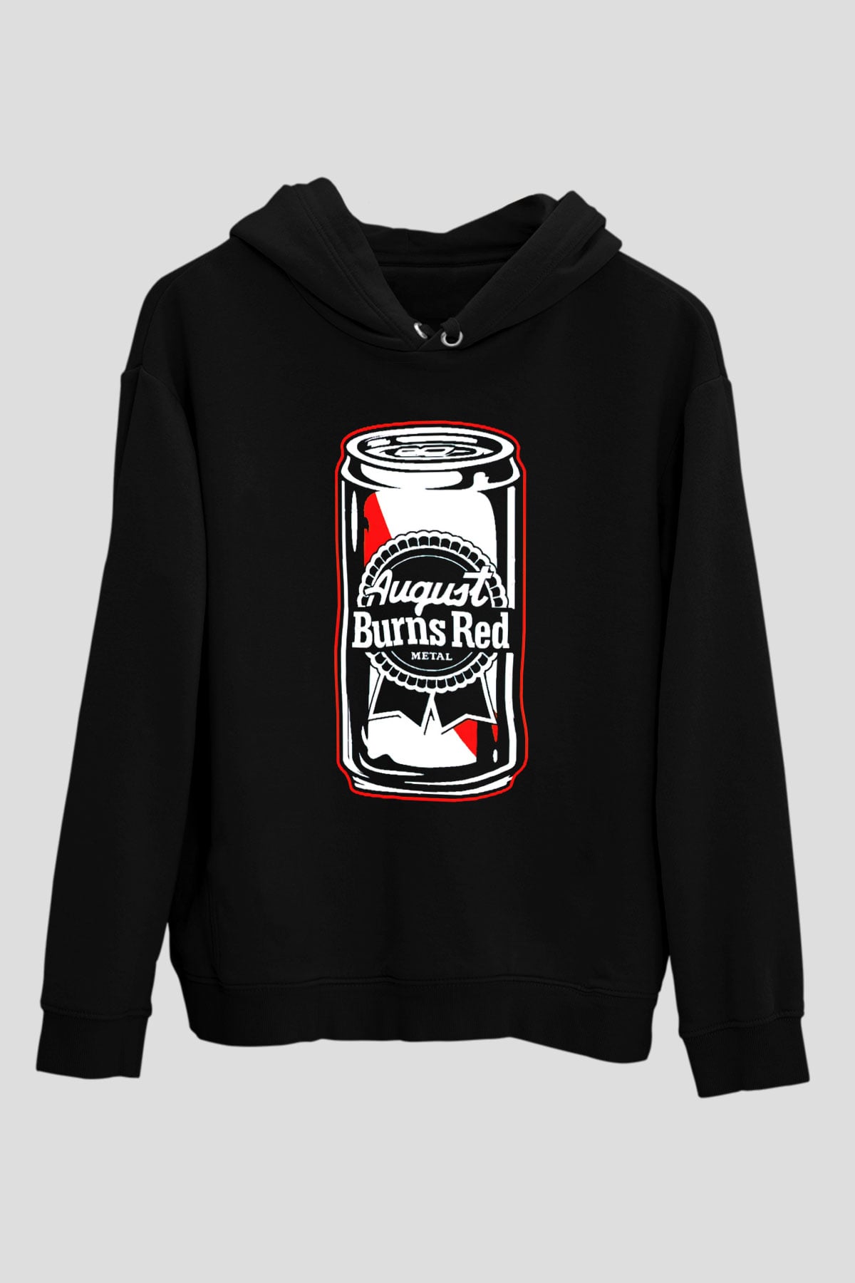 August Burns Red Siyah Unisex Kapüşonlu Sweatshirt