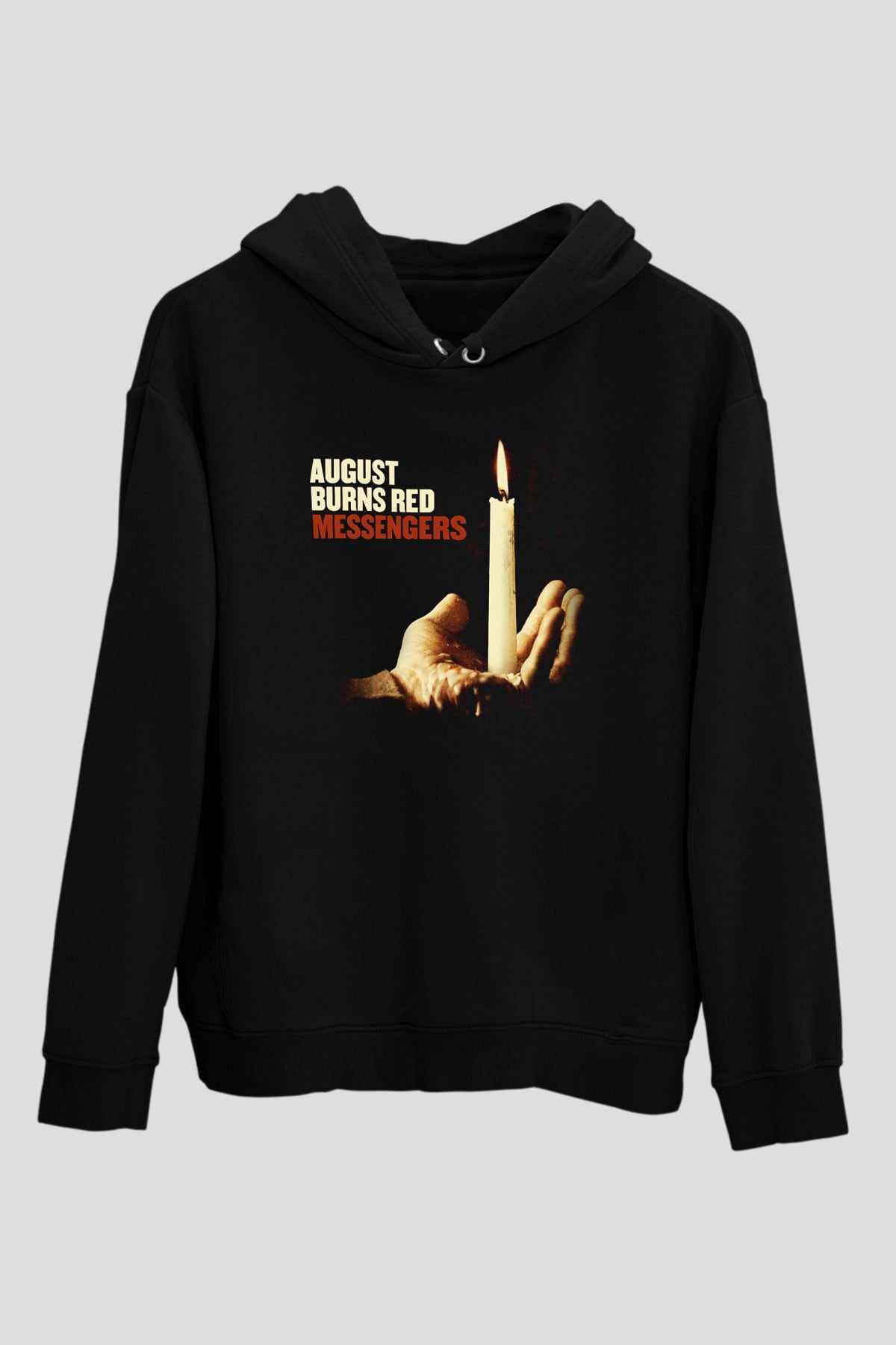 August Burns Red Siyah Unisex Kapüşonlu Sweatshirt