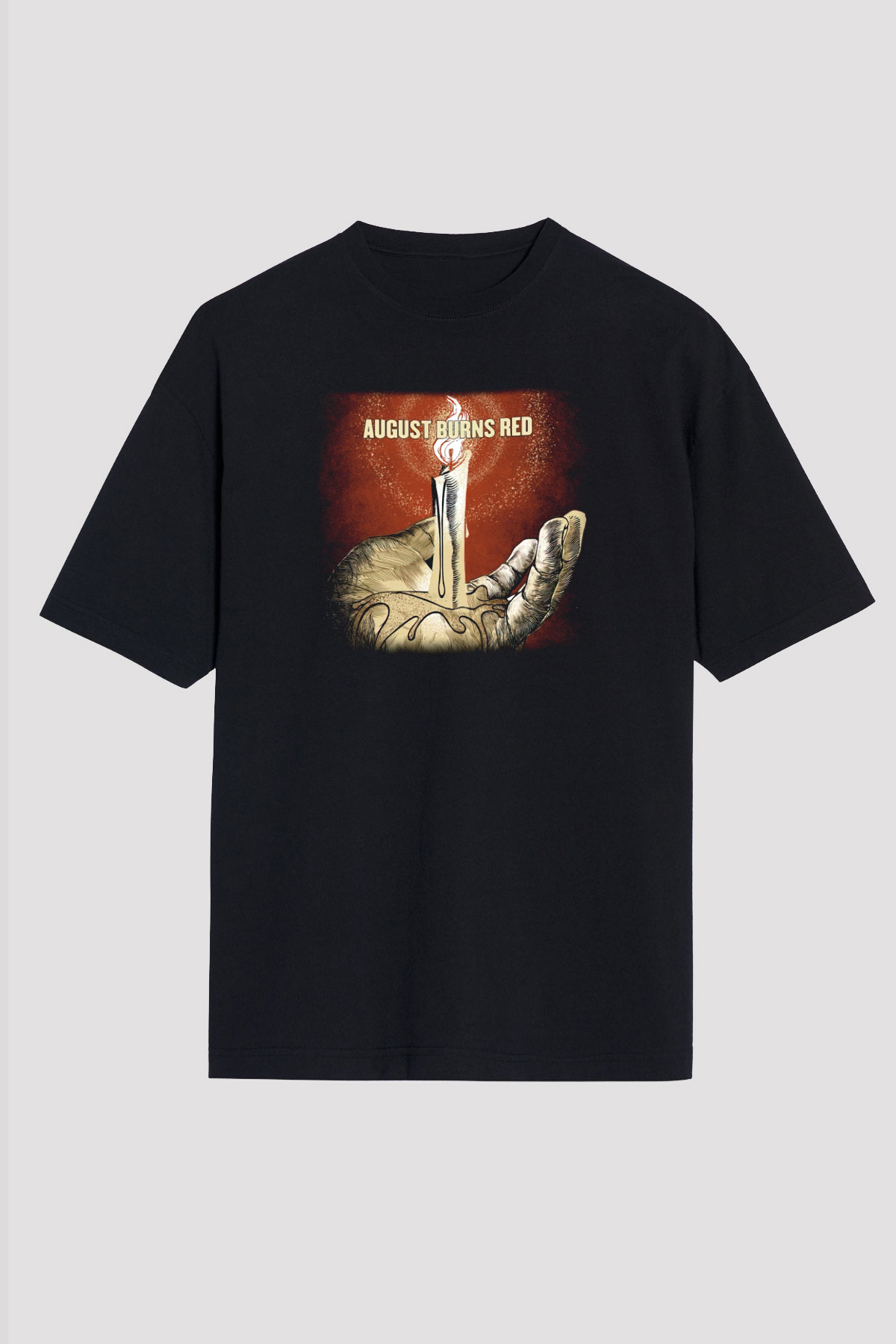 August Burns Red Siyah Unisex Oversize Tişört T-Shirt