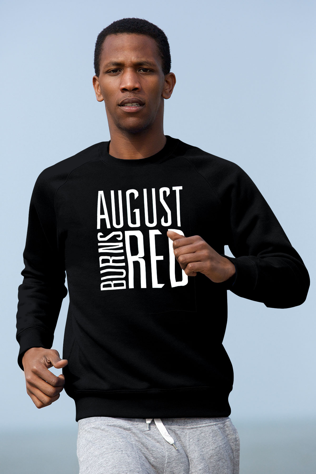 August Burns Red Siyah Unisex Sweatshirt