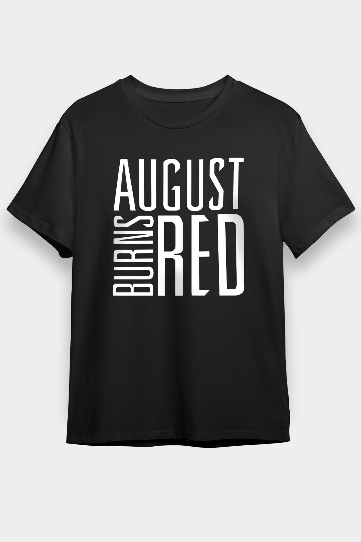 August Burns Red Siyah Unisex Tişört T-Shirt - TişörtFabrikası