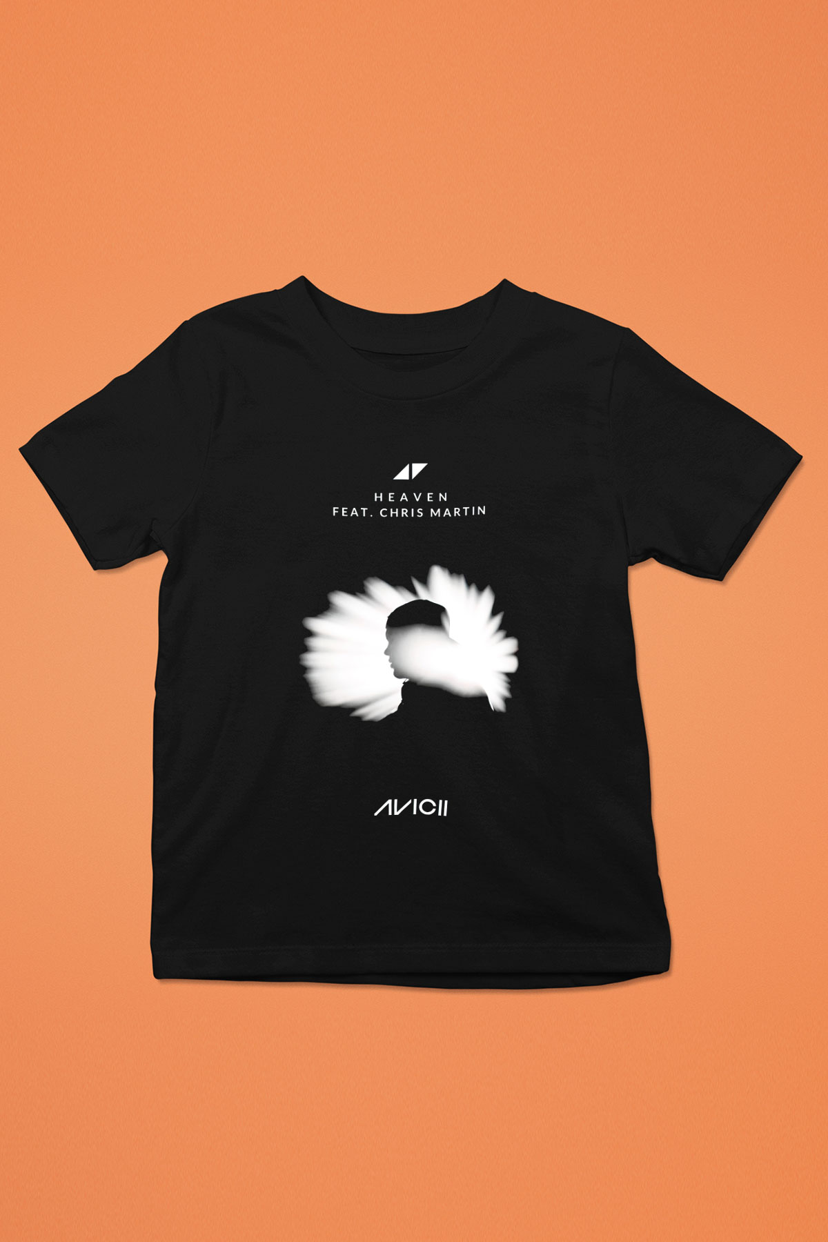 Avicii Baskılı Siyah Unisex Çocuk Tişört
