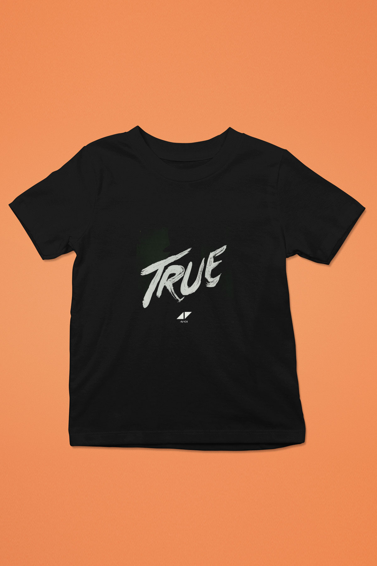 Avicii Baskılı Unisex Siyah Çocuk Tişört