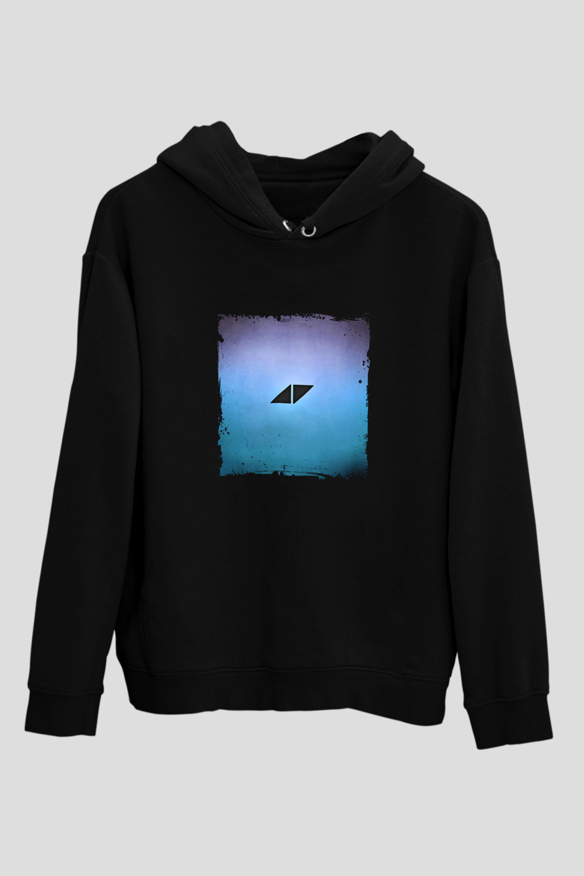 Avicii Baskılı Unisex Siyah Hoodie