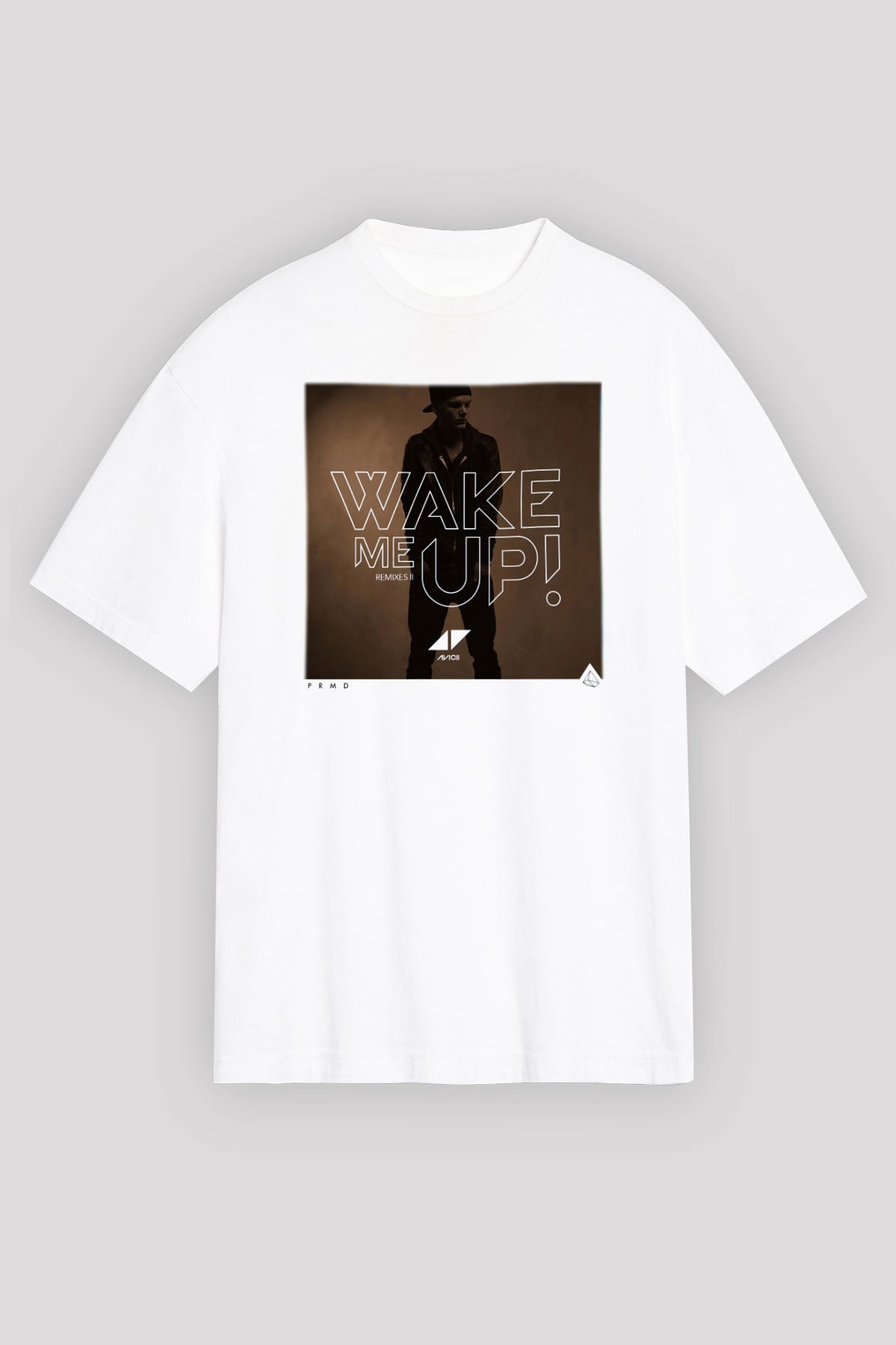 Avicii Beyaz Unisex Oversize Tişört T-Shirt
