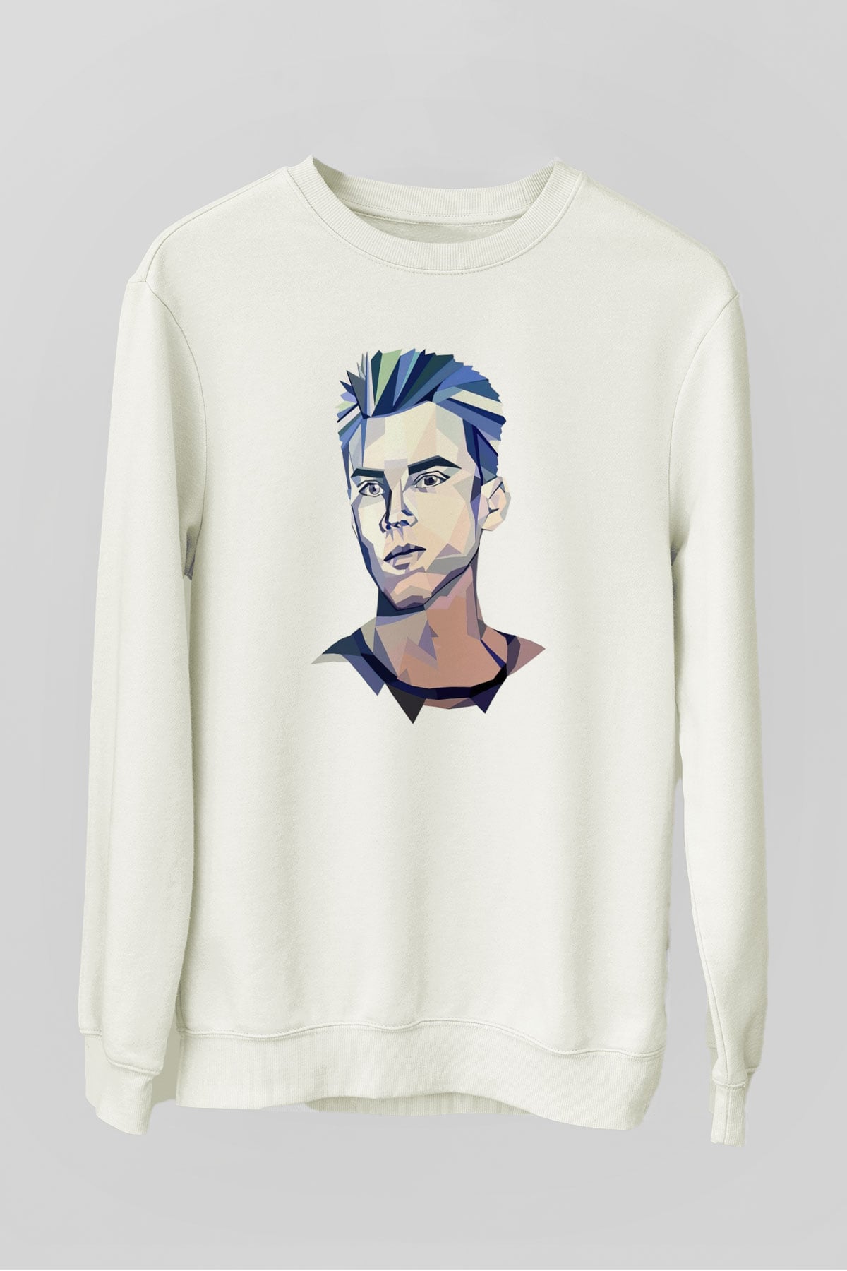 Avicii Beyaz Unisex Sweatshirt